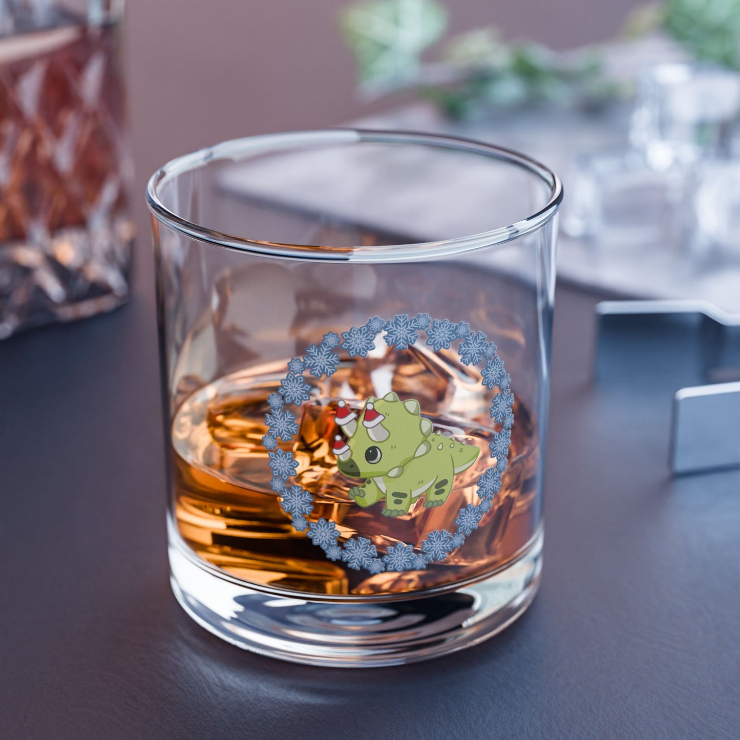 Holiday Retro Collectible Glass - Triceratops