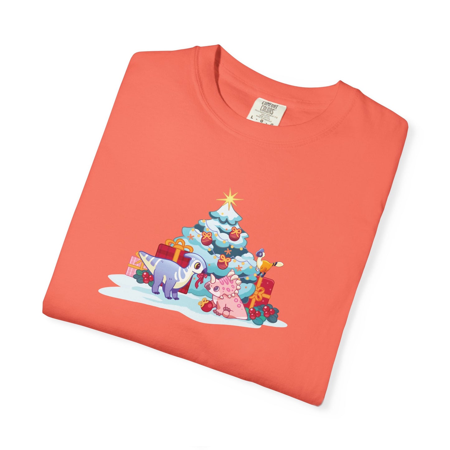 Holiday Dino Tree Decorating T-Shirt