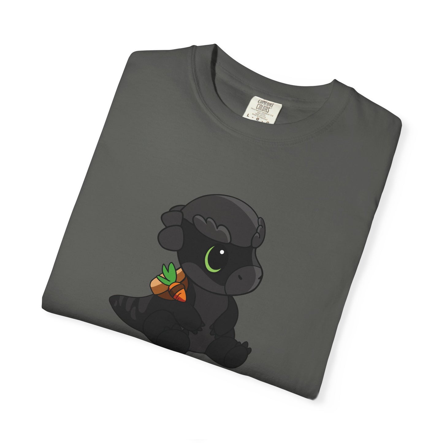 Limited Edition Bonk the Melanistic Pachycephalosaurus Plushie Art - T-Shirt