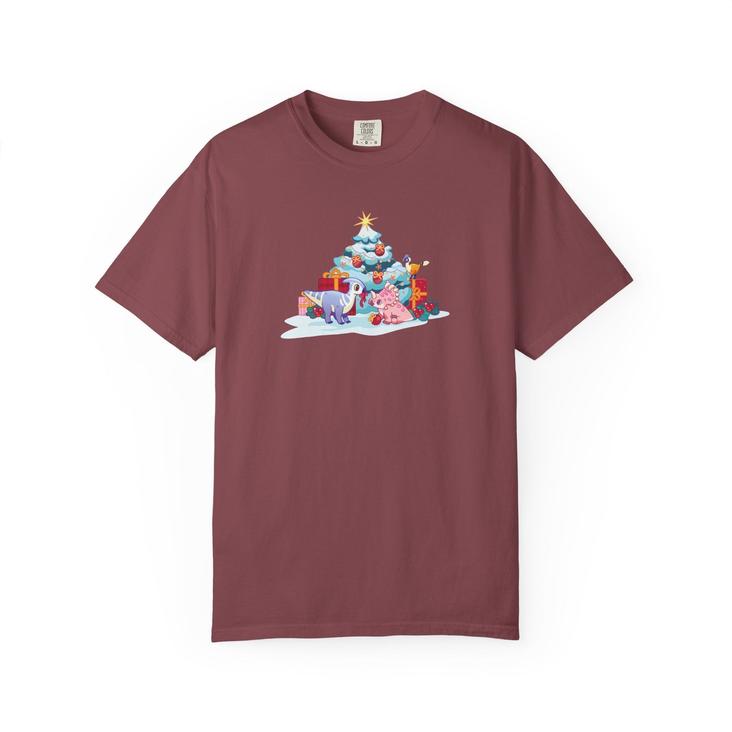Holiday Dino Tree Decorating T-Shirt