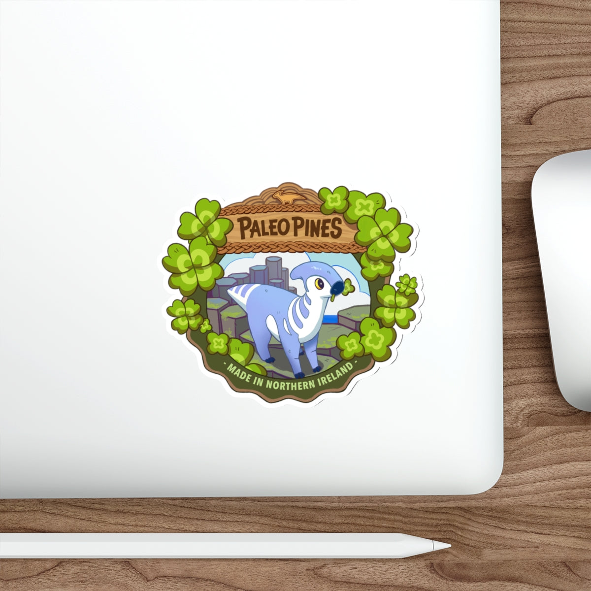 Paleo Pines Made in Northern Ireland Sticker - Die-Cut Stickers