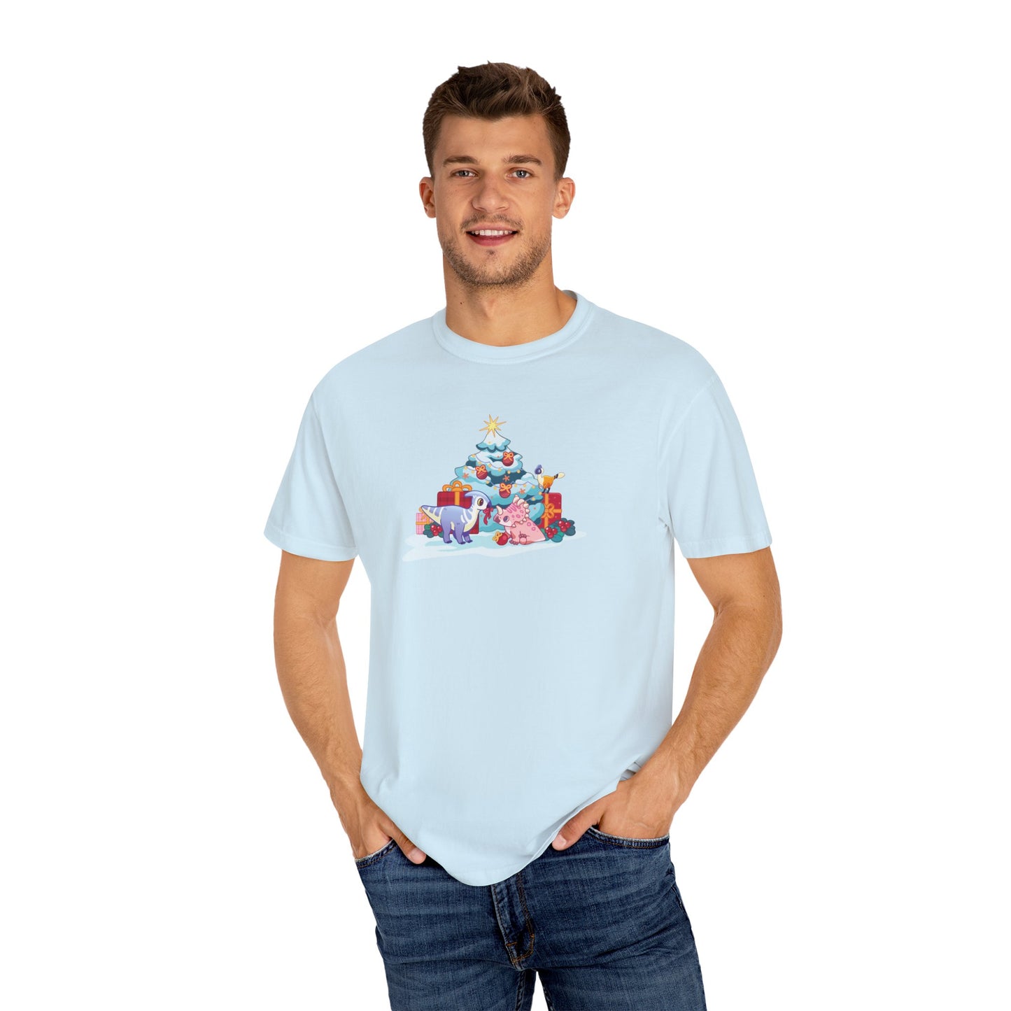 Holiday Dino Tree Decorating T-Shirt