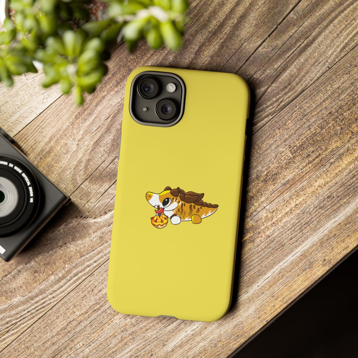Limited Edition Desmond the Desmatosuchus Plushie Art - Phone Case