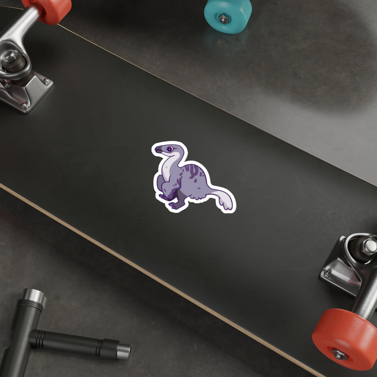 Asexual Pride Deinocheirus Sticker - Die-Cut Stickers