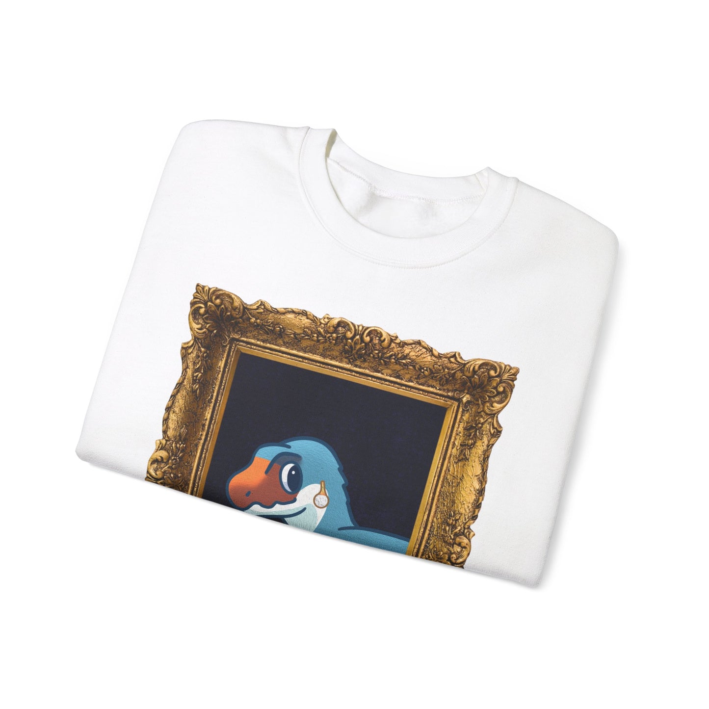 Megalo with a Pearl Earring - Unisex Heavy Blend™ Crewneck Sweatshirt