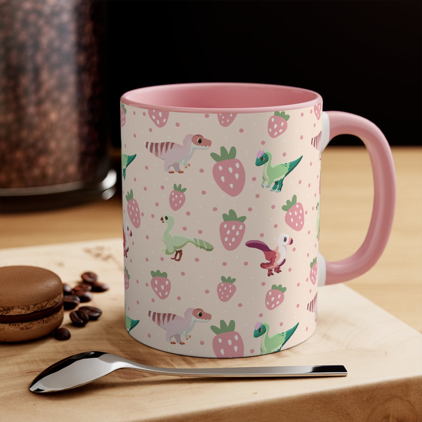 Strawberry Dinos - Mug