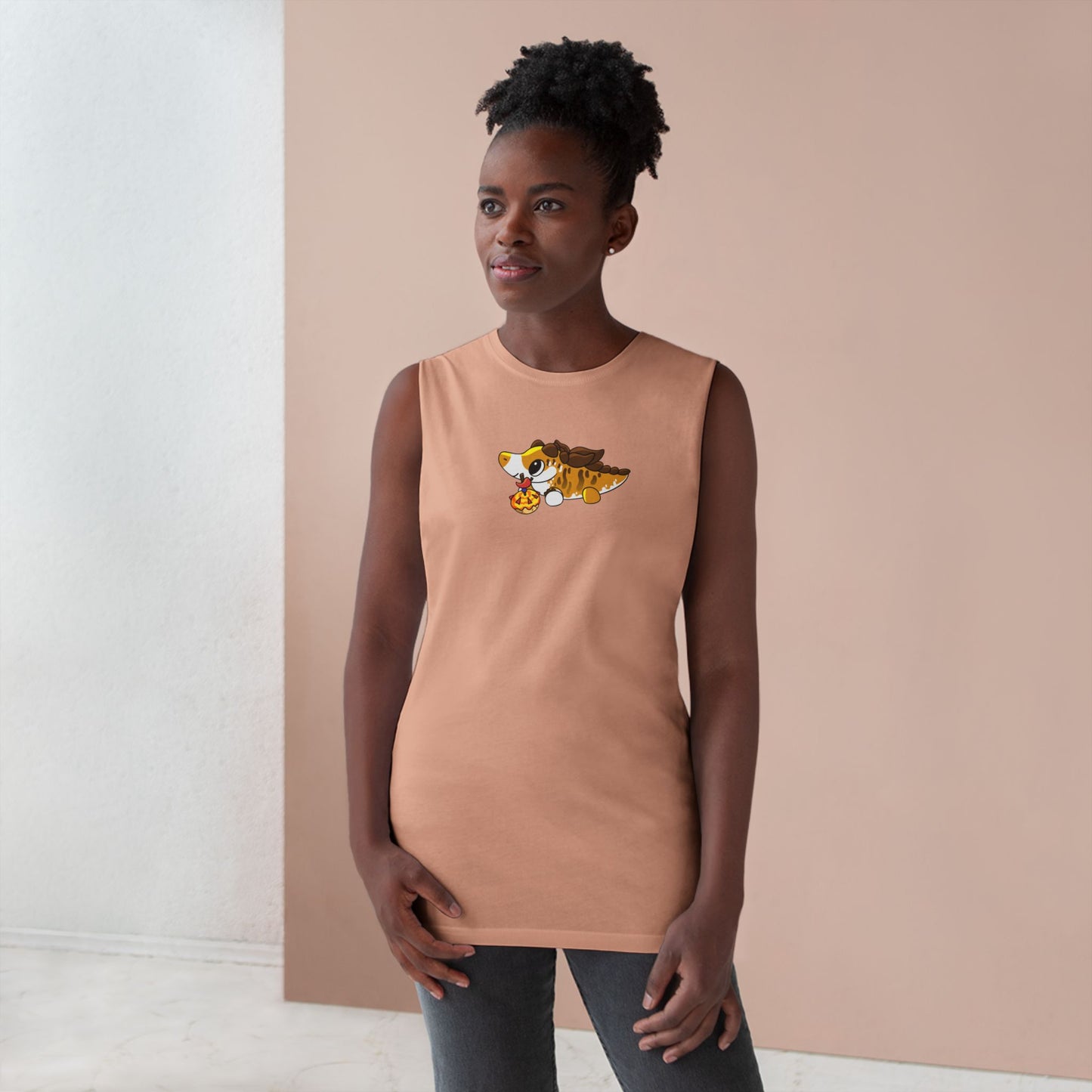 Limited Edition Desmond the Desmatosuchus Plushie Art  - Tank Top