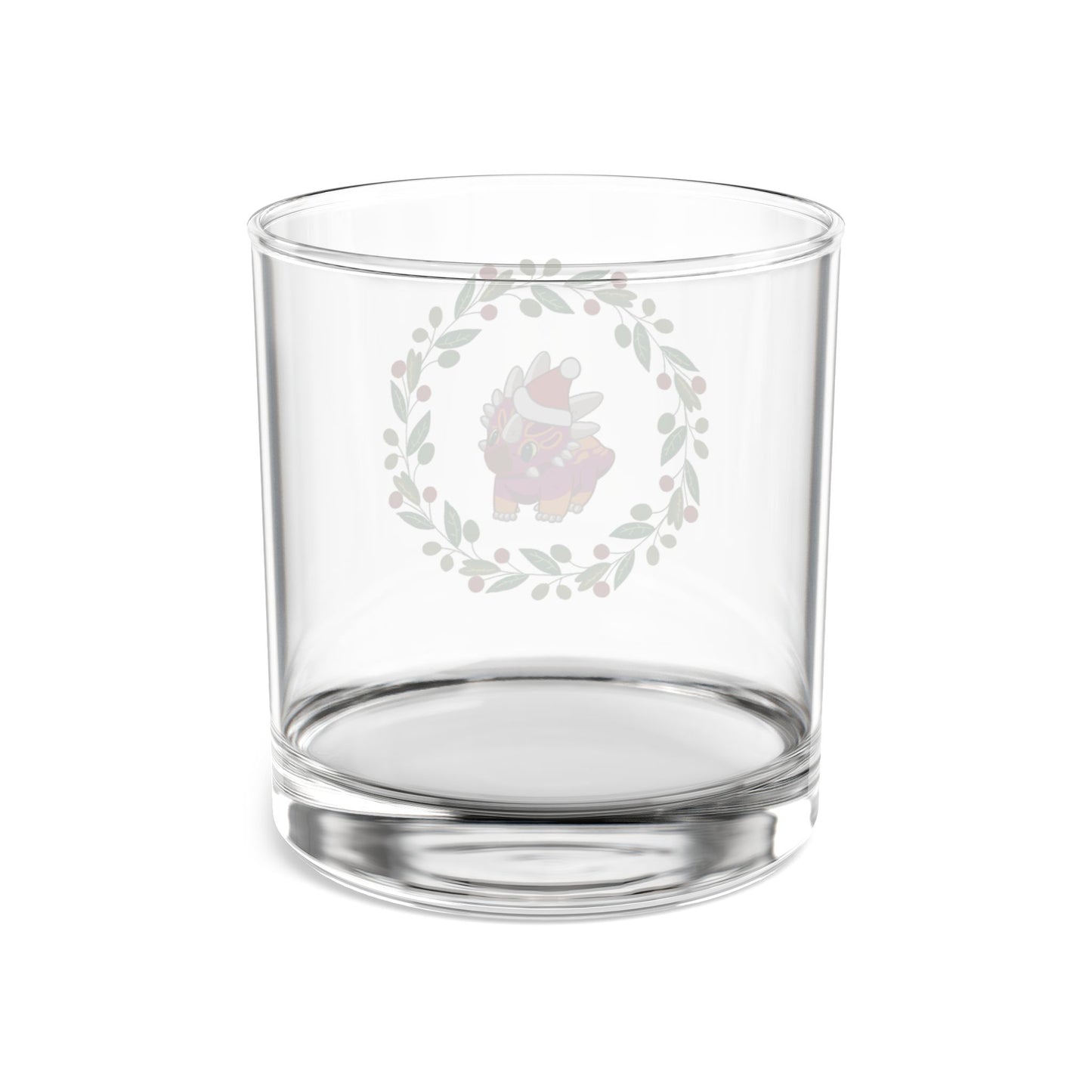 Holiday Retro Collectible Glass - Lesbian Pride Styracosaurus