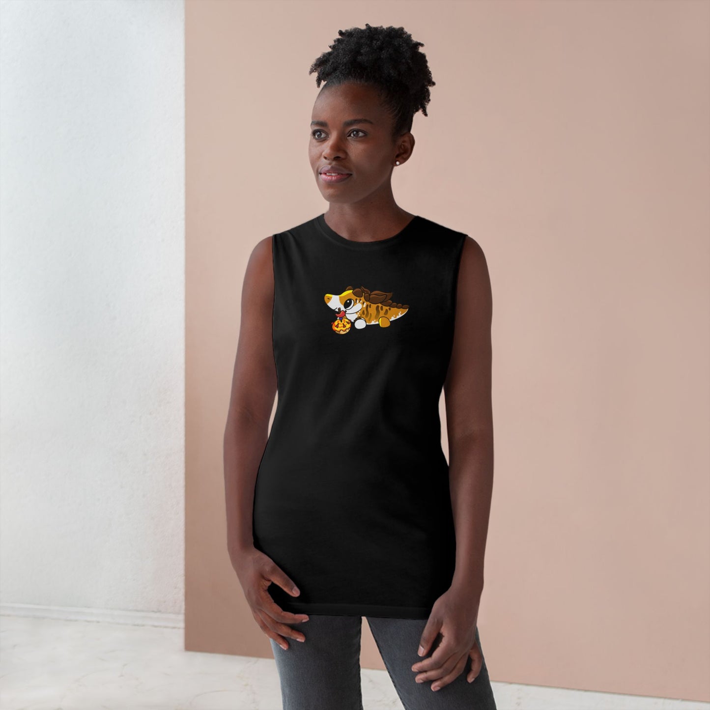 Limited Edition Desmond the Desmatosuchus Plushie Art  - Tank Top