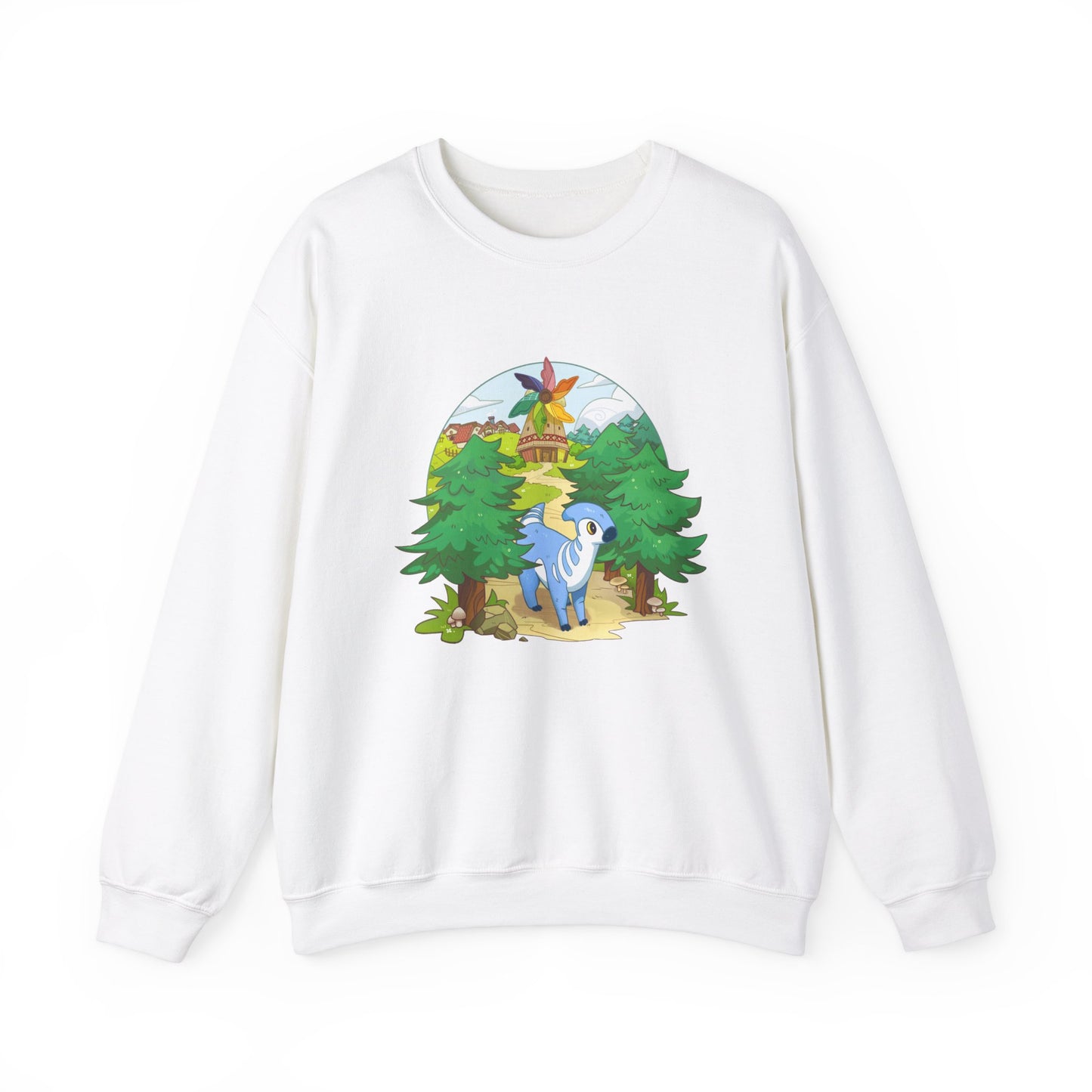 Walk by the Windmill - Unisex Heavy Blend™ Crewneck Sweatshirt