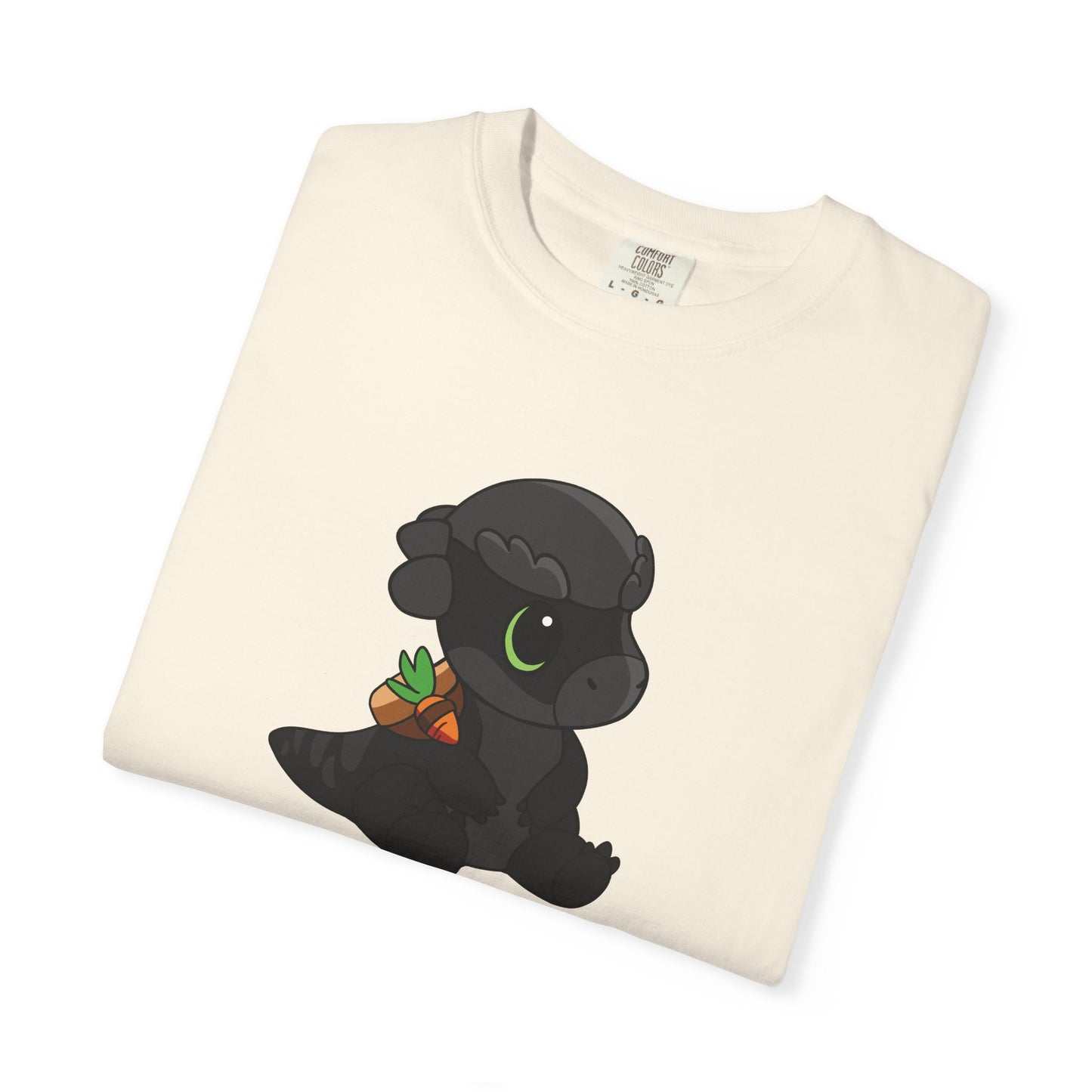 Limited Edition Bonk the Melanistic Pachycephalosaurus Plushie Art - T-Shirt