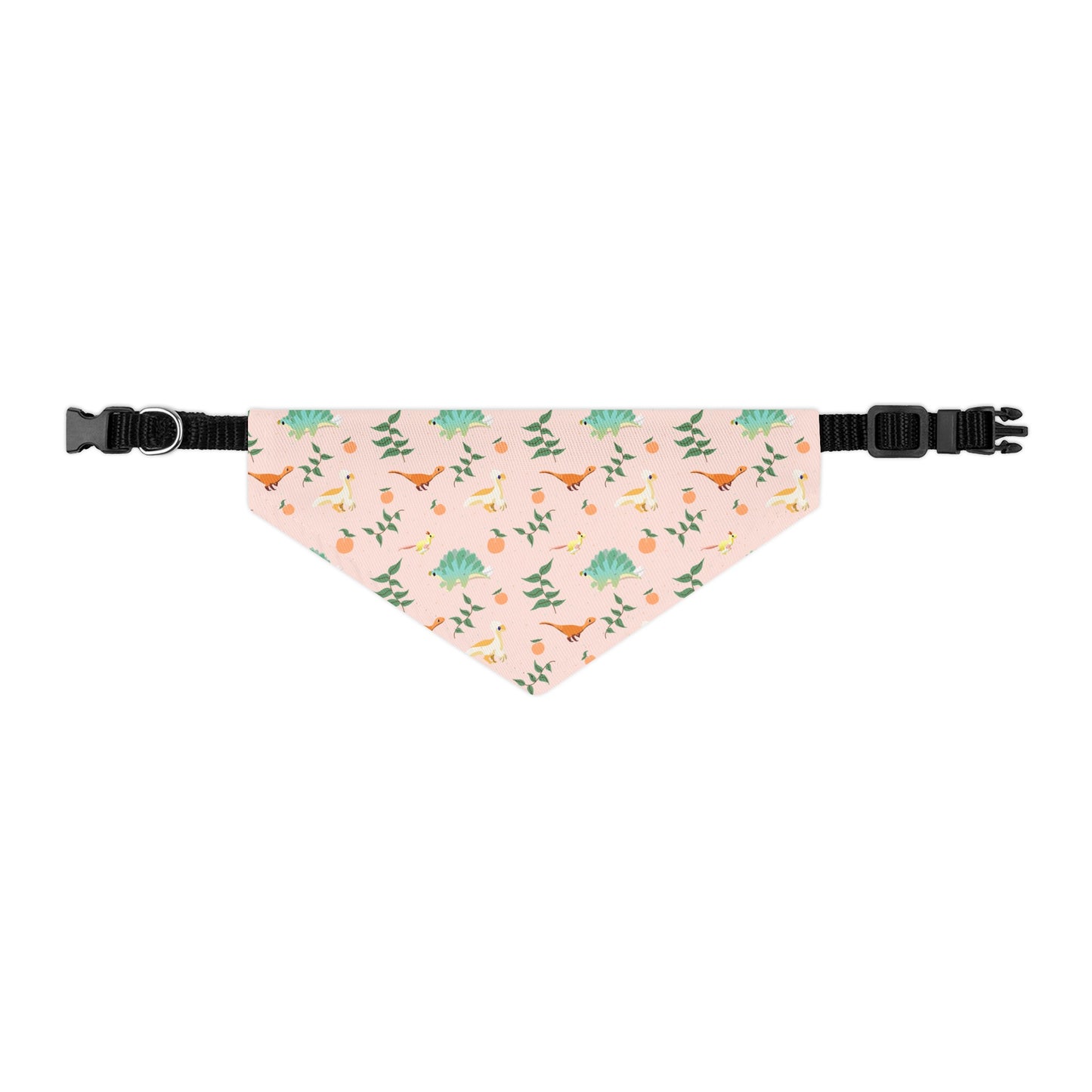 Peach Dinos - Pet Bandana Collar