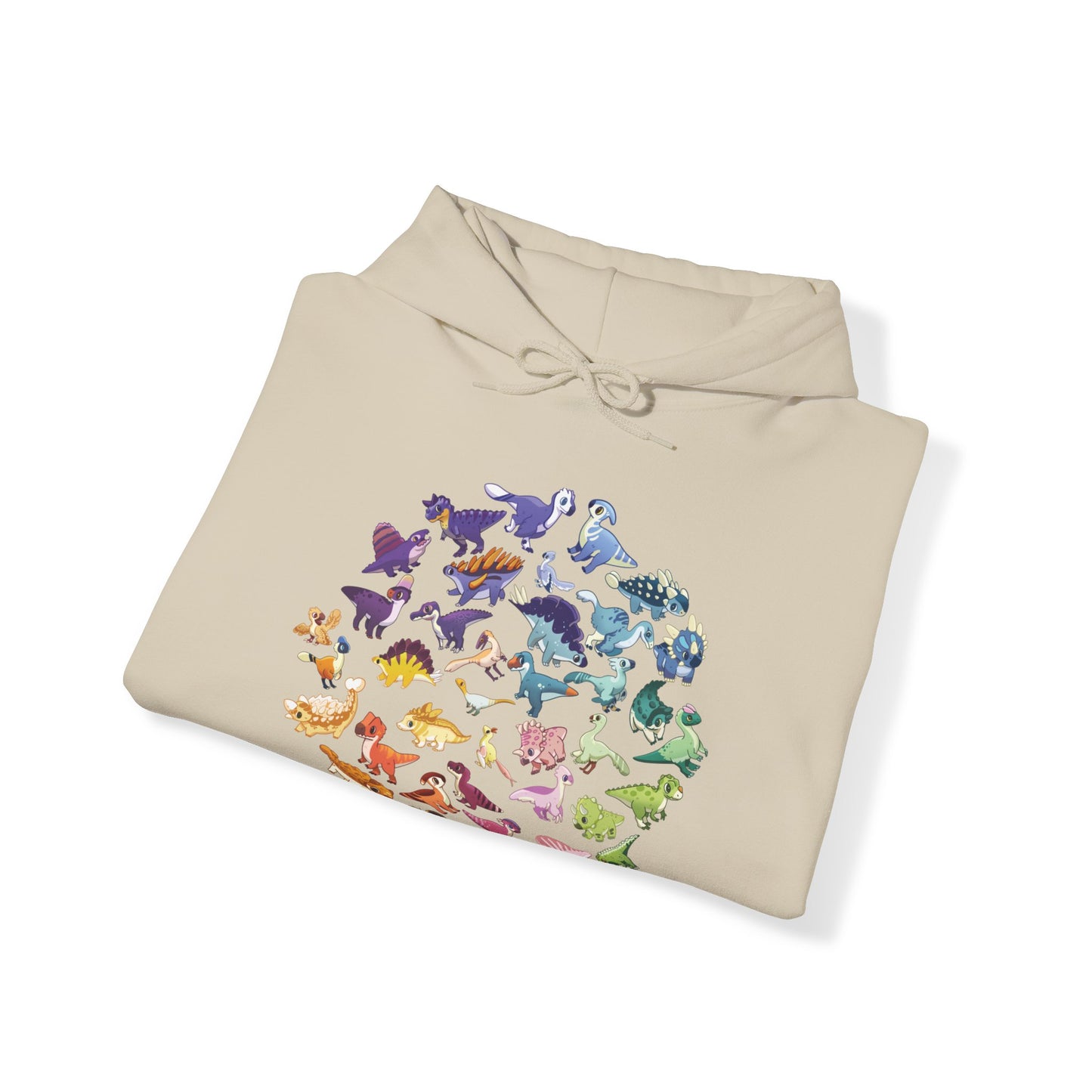 Rainbow of Dinos - Unisex Heavy Blend™ Hooded Sweatshirt