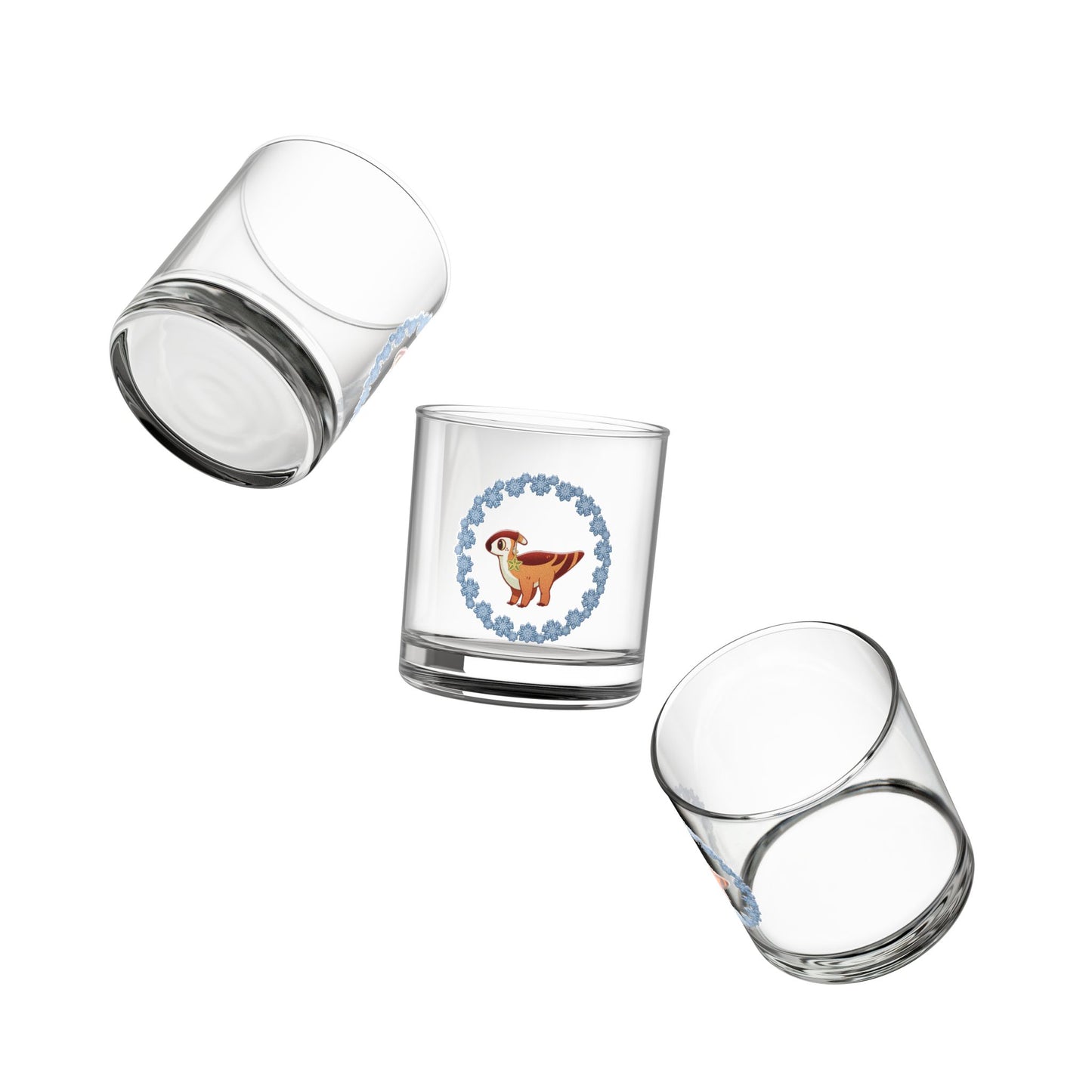 Holiday Retro Collectible Glass - Parasaurolophus