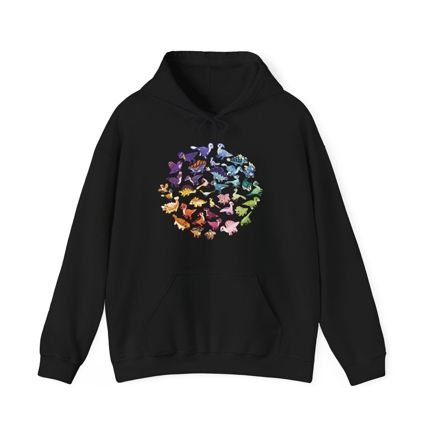 Rainbow of Dinos - Unisex Heavy Blend™ Hooded Sweatshirt