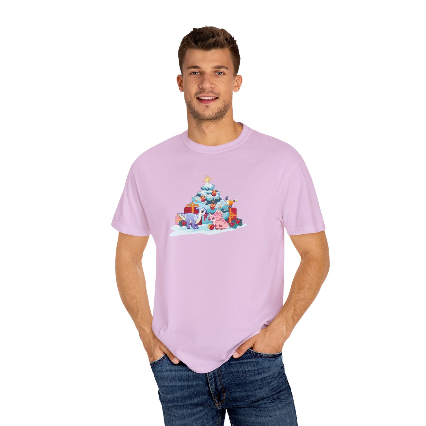 Holiday Dino Tree Decorating T-Shirt