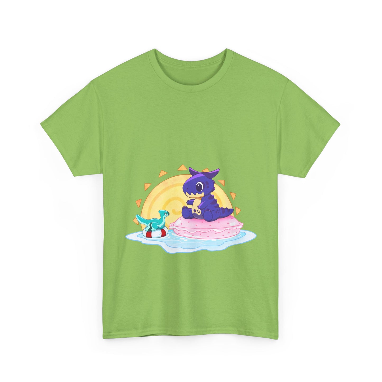 Limited Edition Carnotaurus with Archaeopteryx Sidekick Plushie Concept Art - T-Shirt (AUS EDITION)