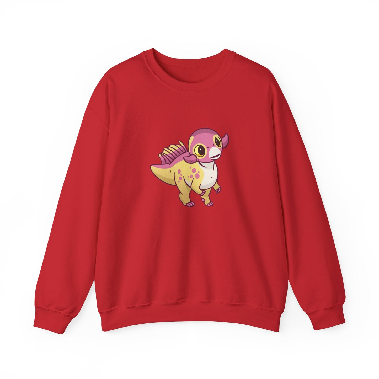 Peach Psittacosaurus - Unisex Heavy Blend™ Crewneck Sweatshirt