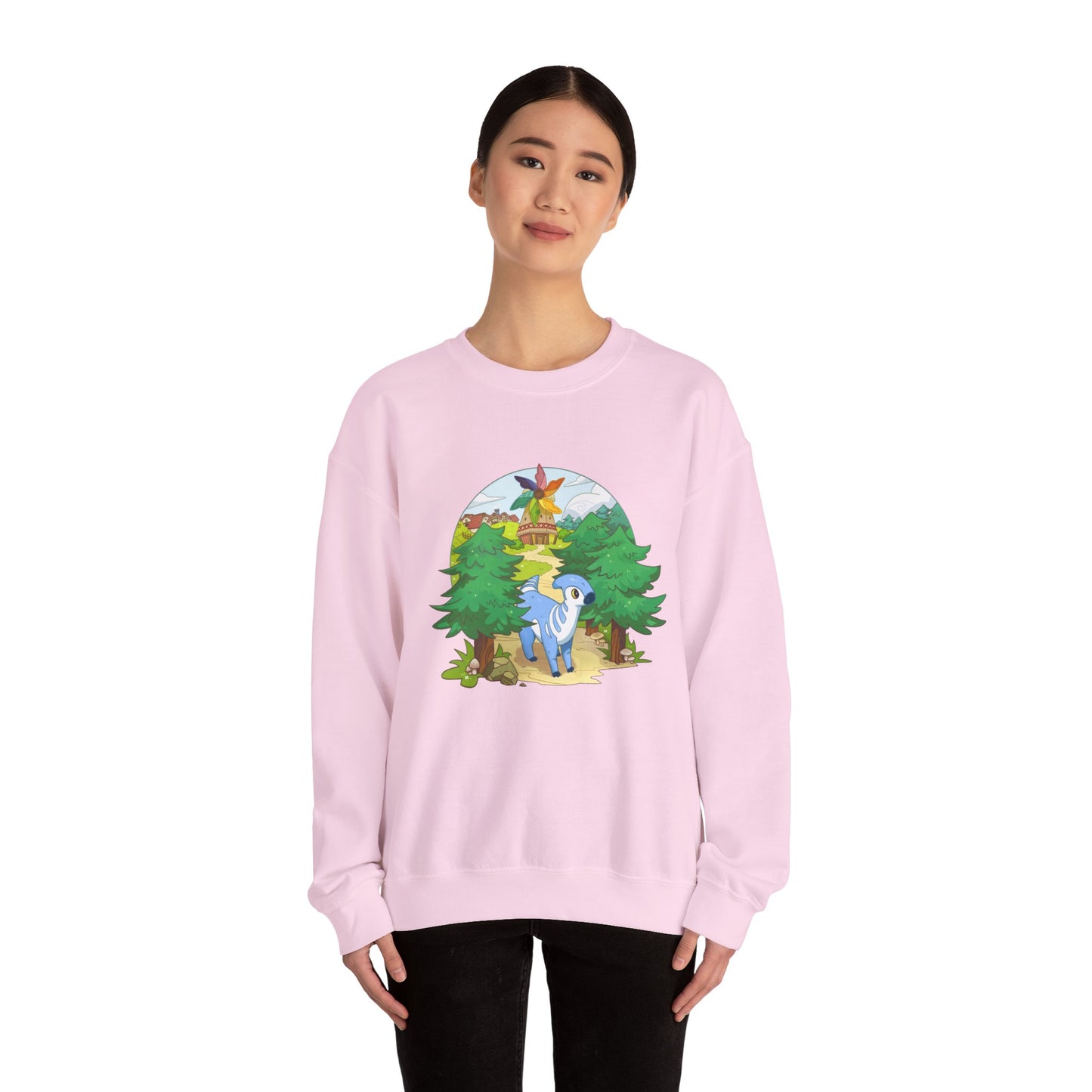 Walk by the Windmill - Unisex Heavy Blend™ Crewneck Sweatshirt