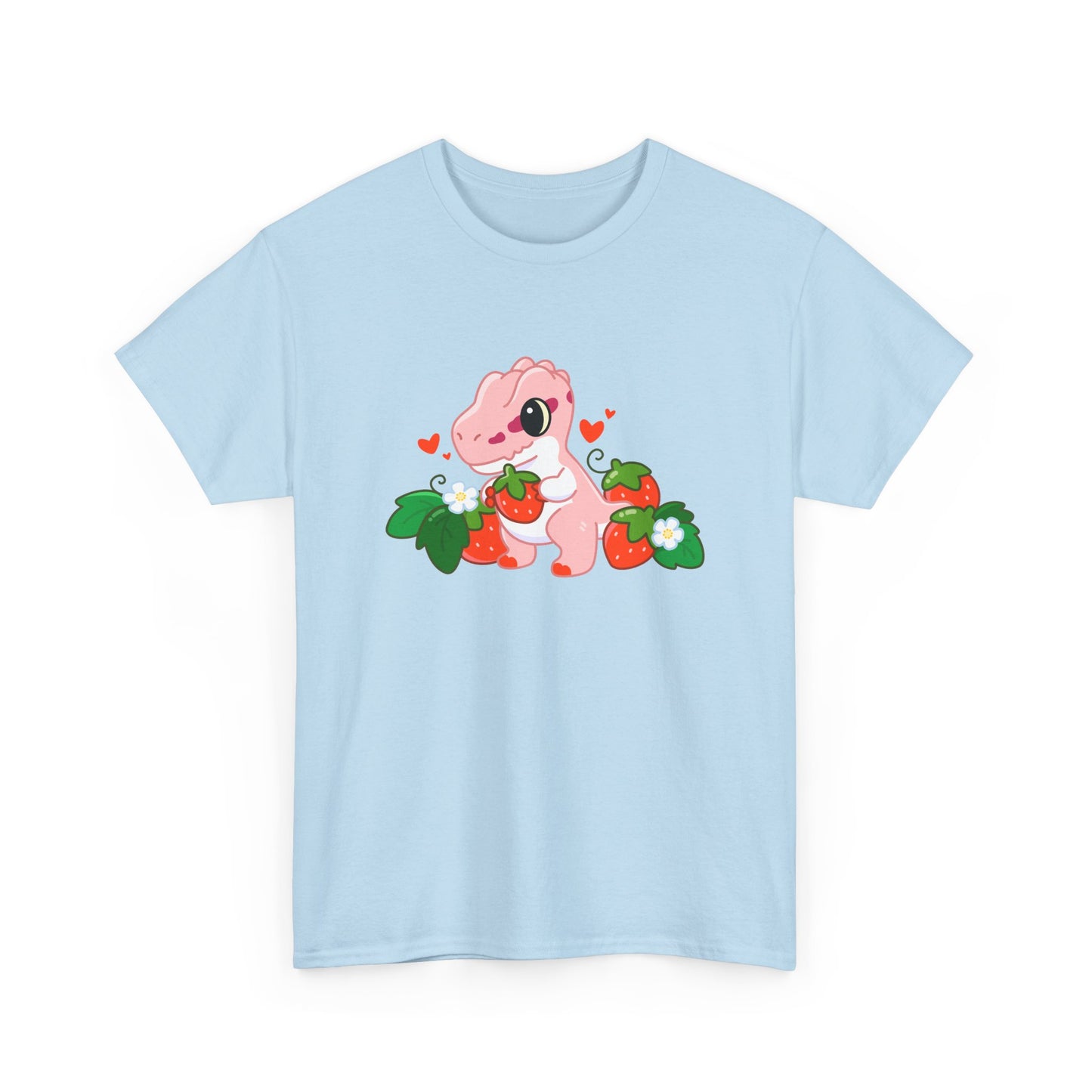 Limited Edition Strawberry Milkshake Tyrannosaurus Rex Plushie Concept Art - T-Shirt (Australian Edition)