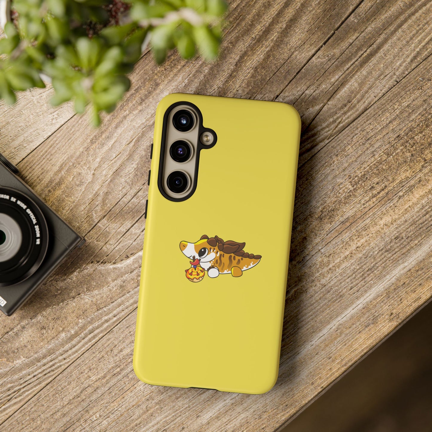 Limited Edition Desmond the Desmatosuchus Plushie Art - Phone Case