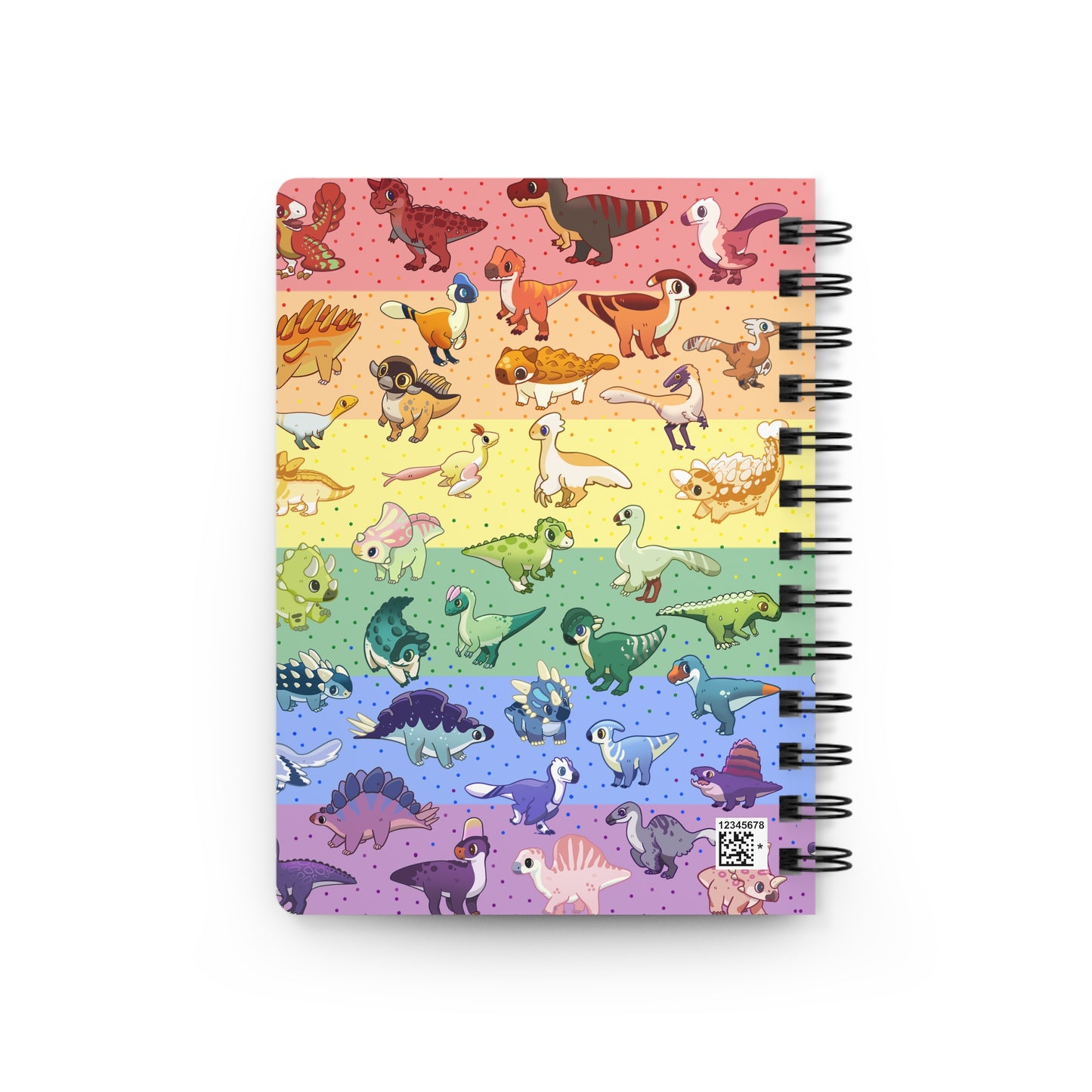 Pride Dinos - Spiral Bound Journal