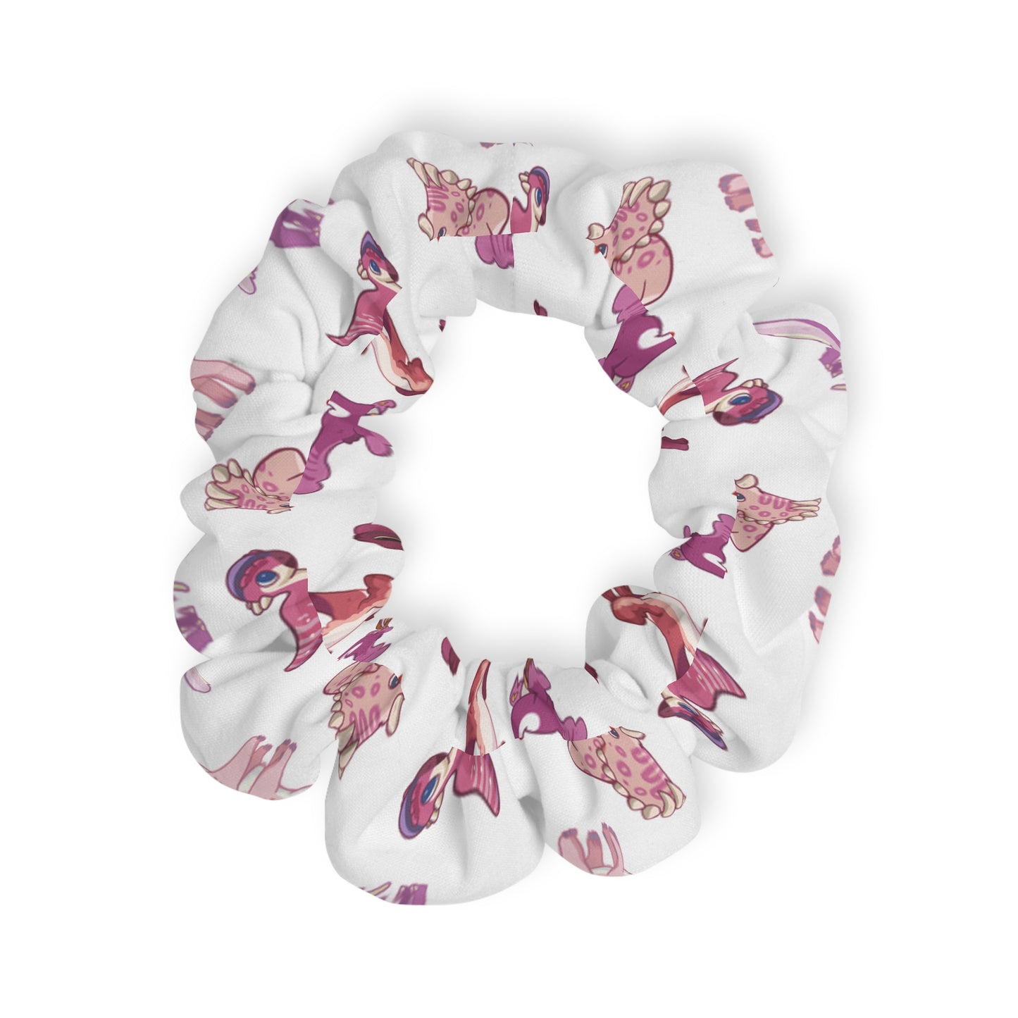 Heart Dinos - Scrunchie