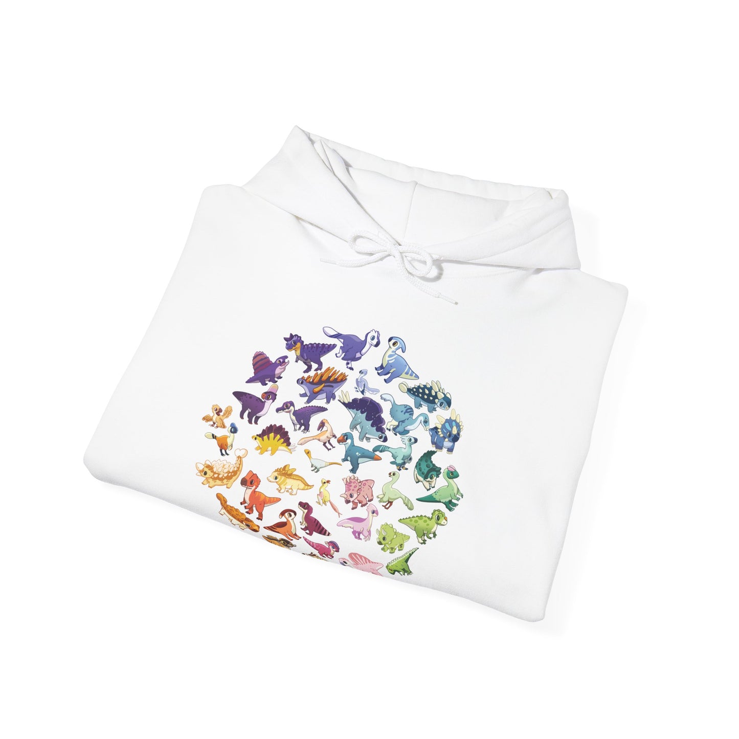 Rainbow of Dinos - Unisex Heavy Blend™ Hooded Sweatshirt