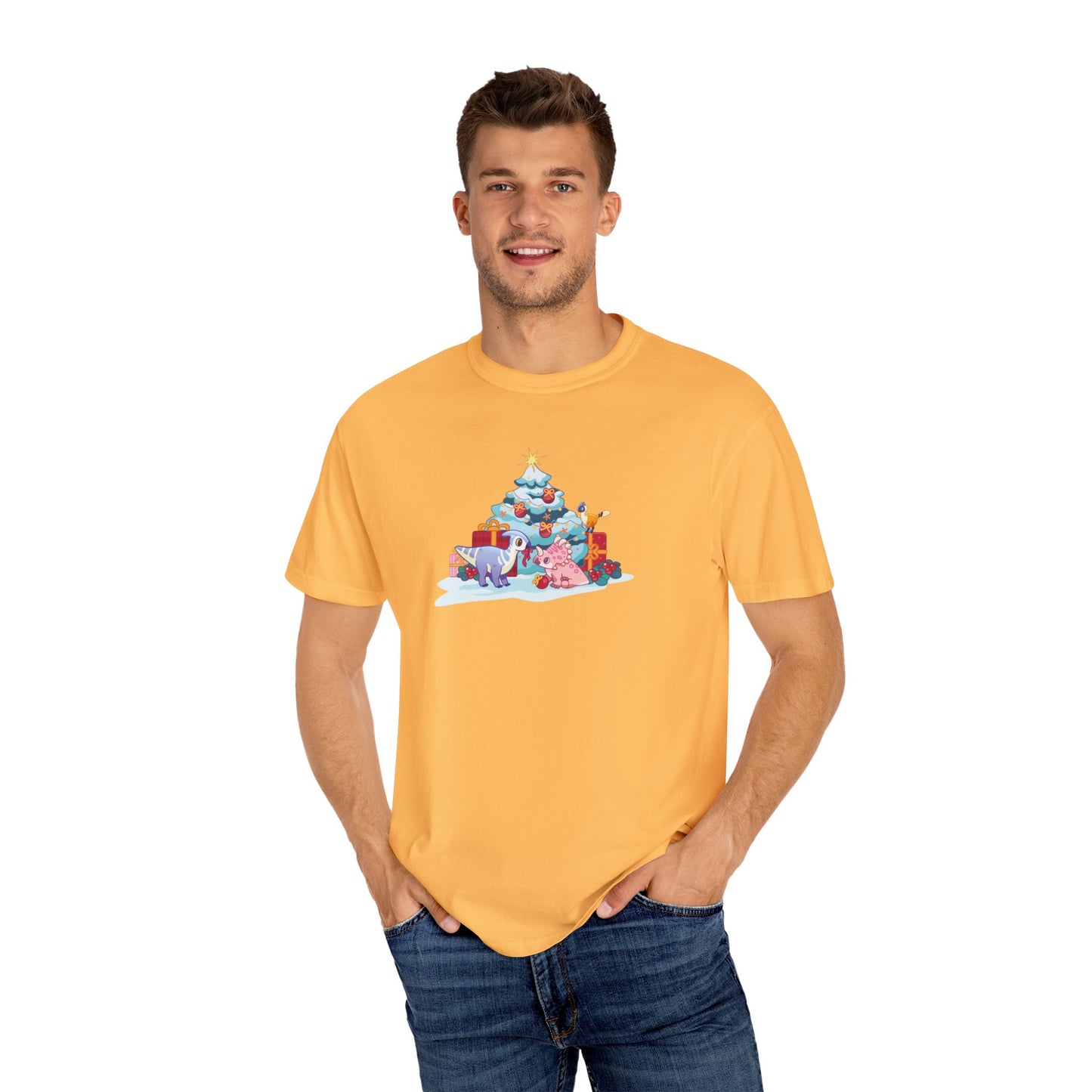 Holiday Dino Tree Decorating T-Shirt
