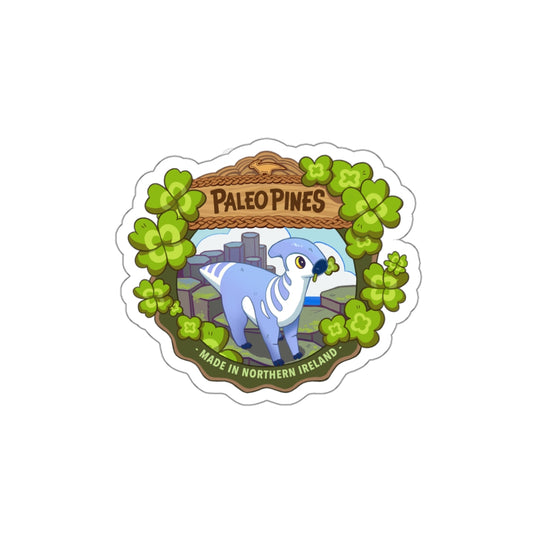 Paleo Pines Made in Northern Ireland Sticker - Die-Cut Stickers