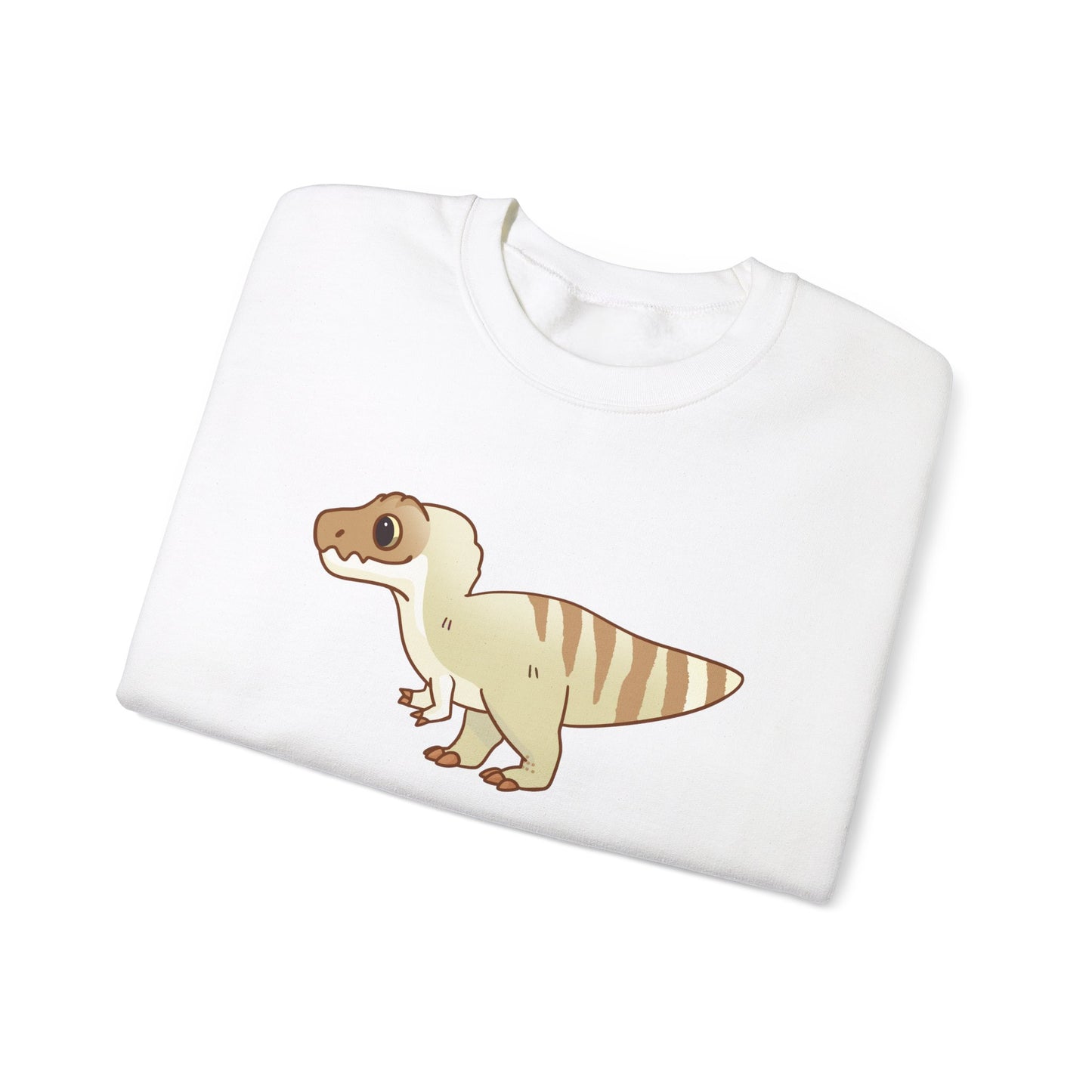 Vanilla Coffee Tyrannosaurus Rex Sweatshirt - Unisex Heavy Blend™ Crewneck Sweatshirt