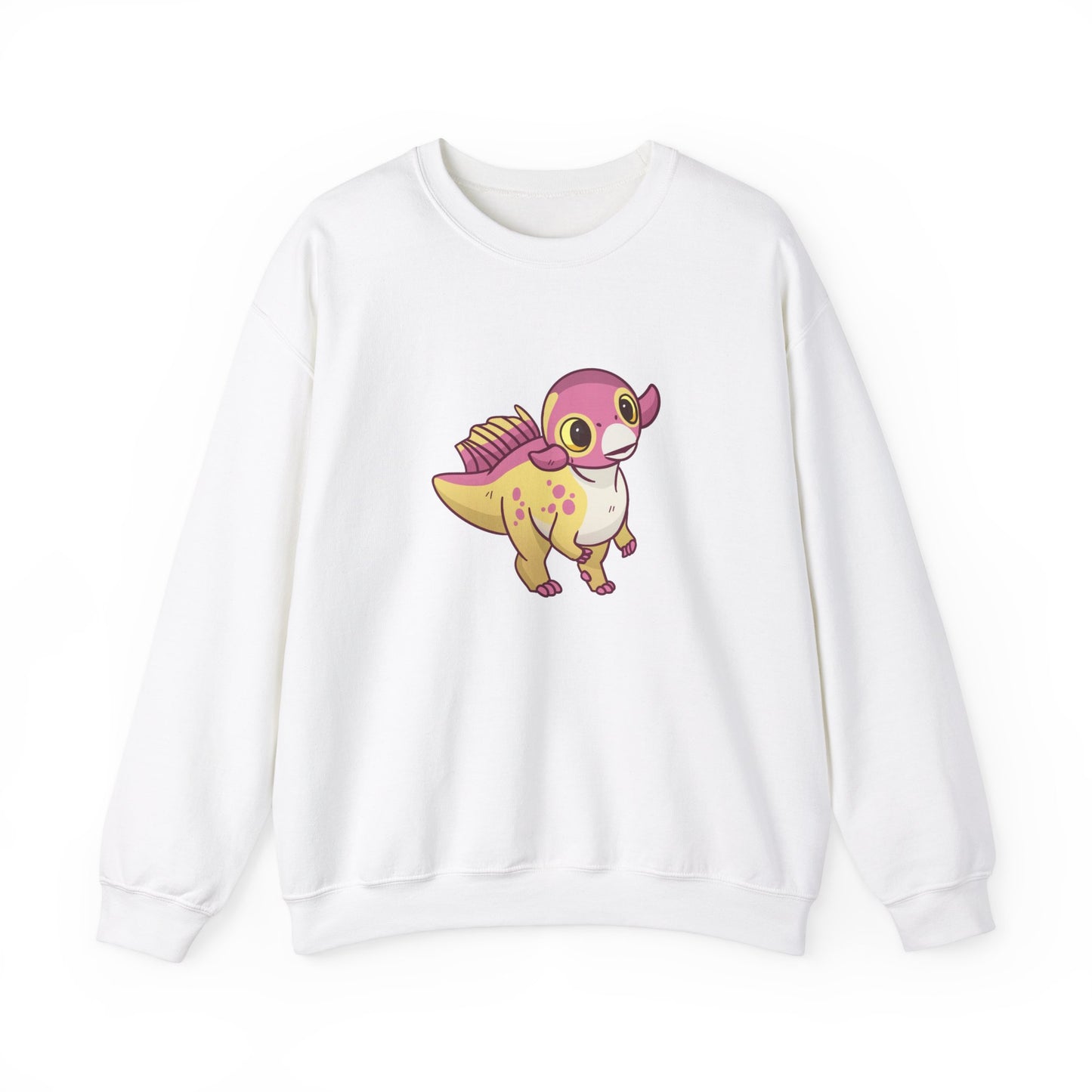 Peach Psittacosaurus - Unisex Heavy Blend™ Crewneck Sweatshirt