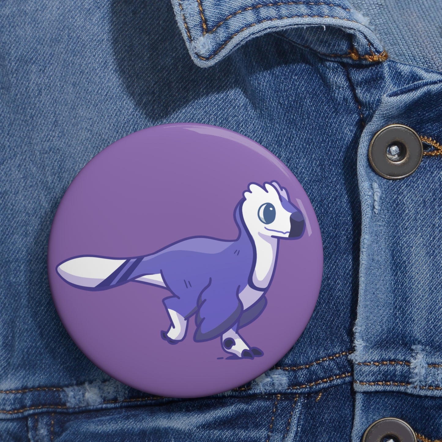 Utahraptor Pin Badge