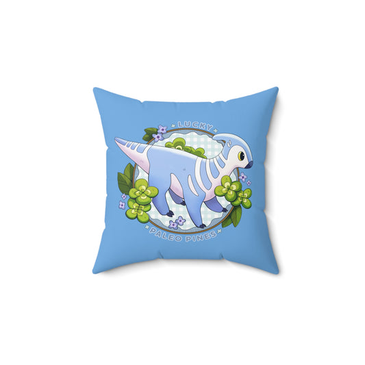 Double Sided Square Pillow - featuring Triassea Lucky and Walk by the Windmill!