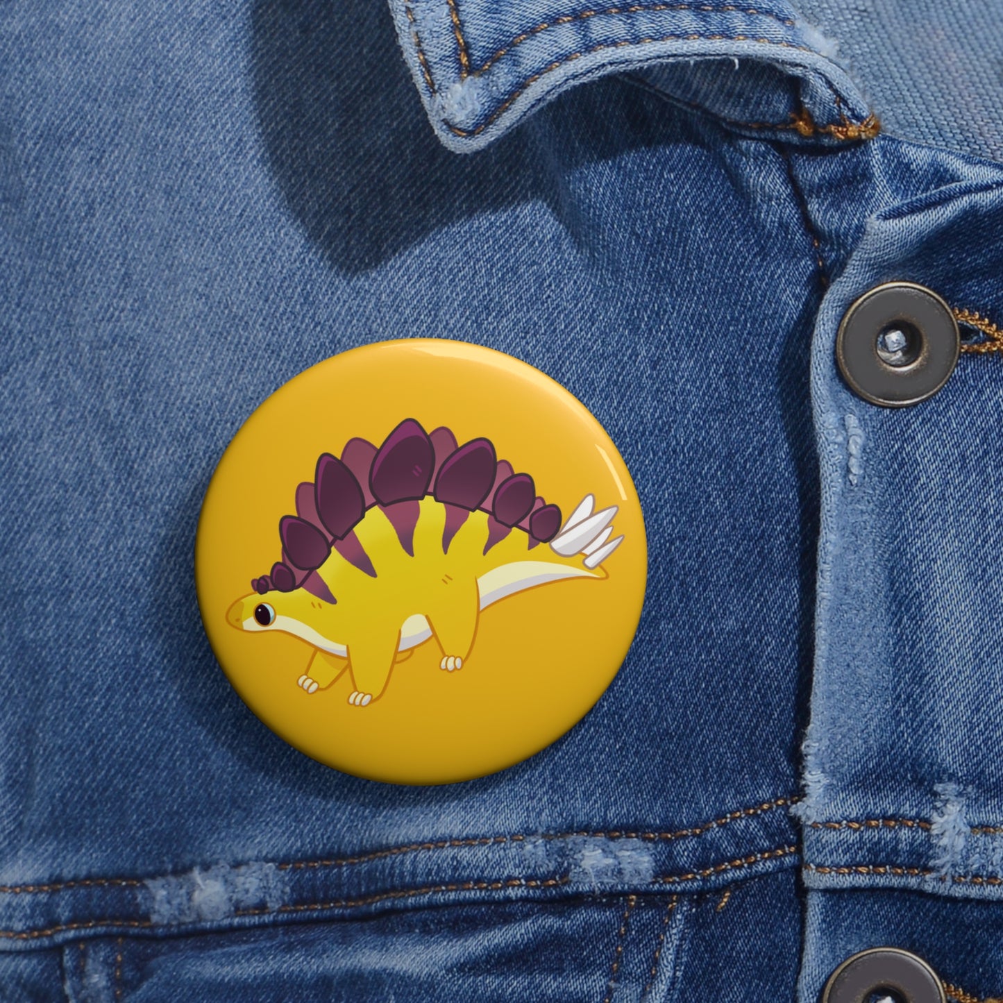 Stegosaurus Pin Badge