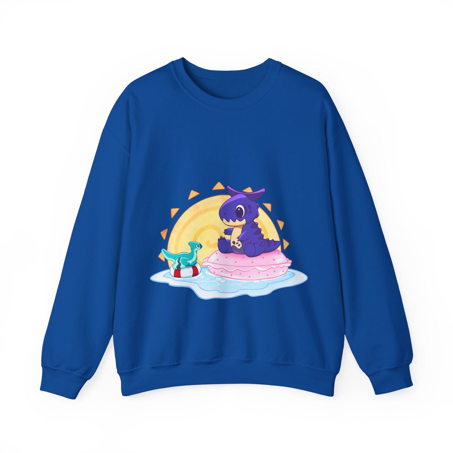 Limited Edition Carnotaurus with Archaeopteryx Sidekick Plushie Concept Art - Sweatshirt (UK, USA, EU, CAN EDITION)