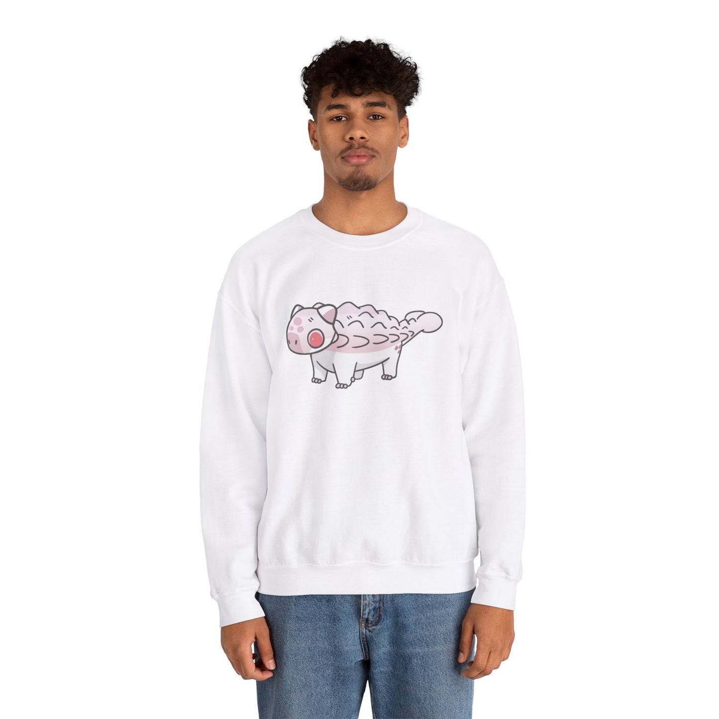 Albino Pinacosaurus - Unisex Heavy Blend™ Crewneck Sweatshirt