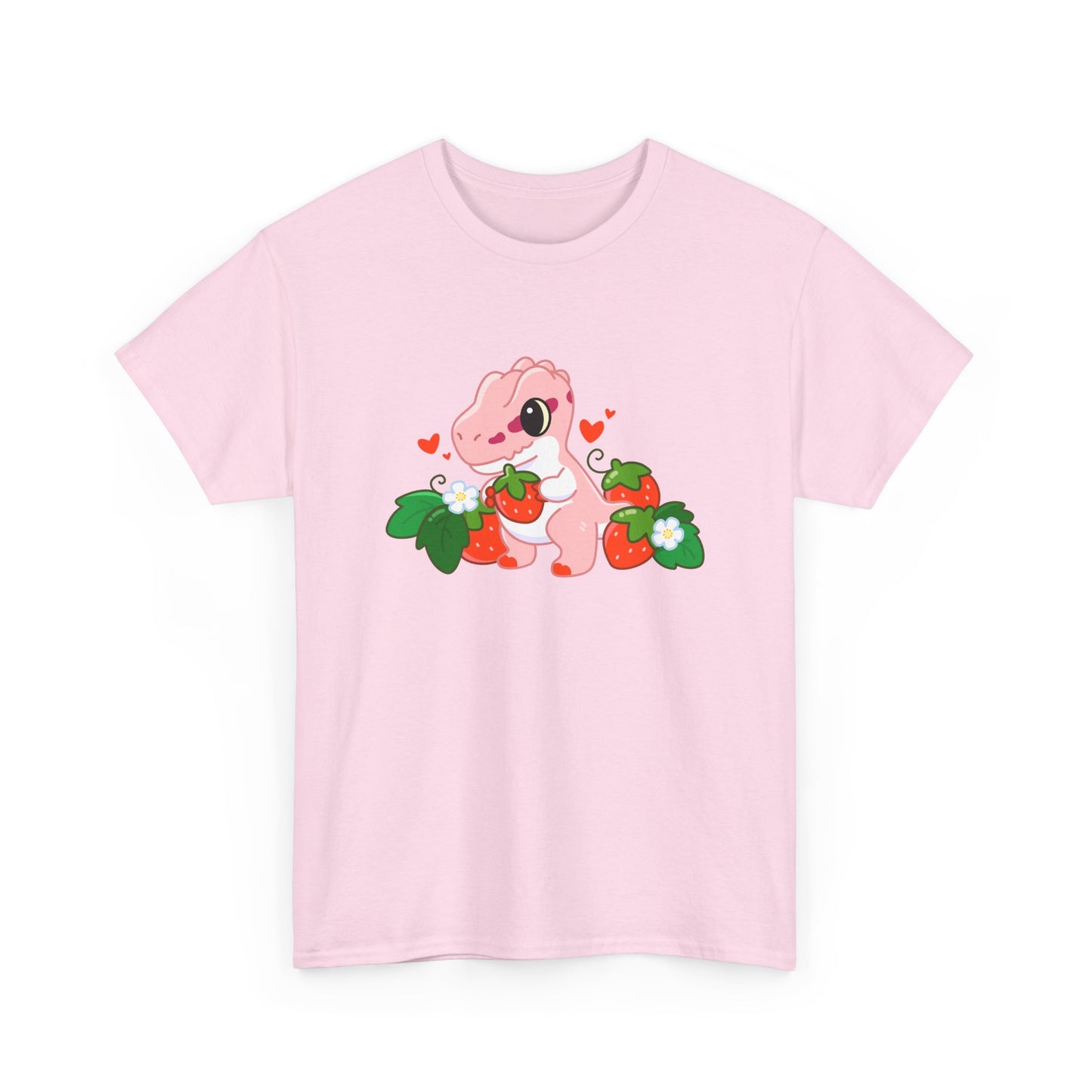 Limited Edition Strawberry Milkshake Tyrannosaurus Rex Plushie Concept Art - T-Shirt (Australian Edition)