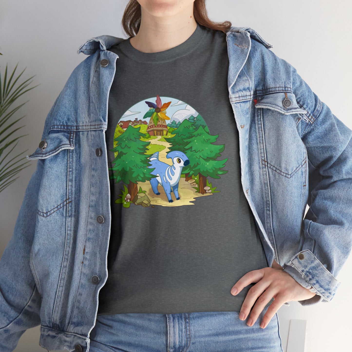 Walk by the Windmill - Unisex Heavy Cotton Tee