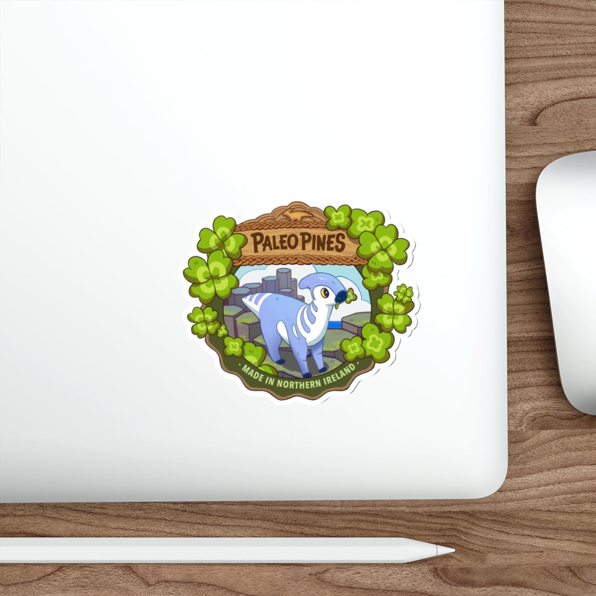 Paleo Pines Made in Northern Ireland Sticker - Die-Cut Stickers