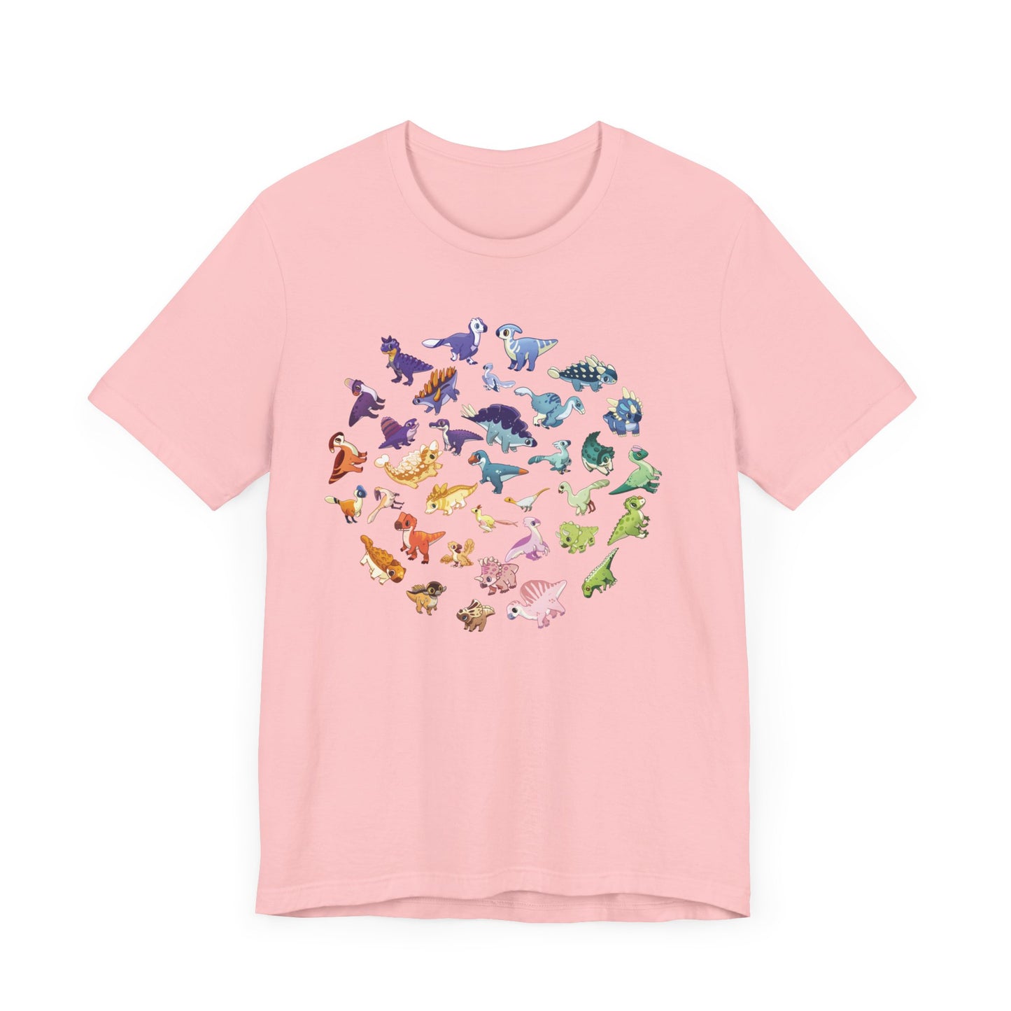 Rainbow of Dinos - Unisex Jersey Short Sleeve T-Shirt