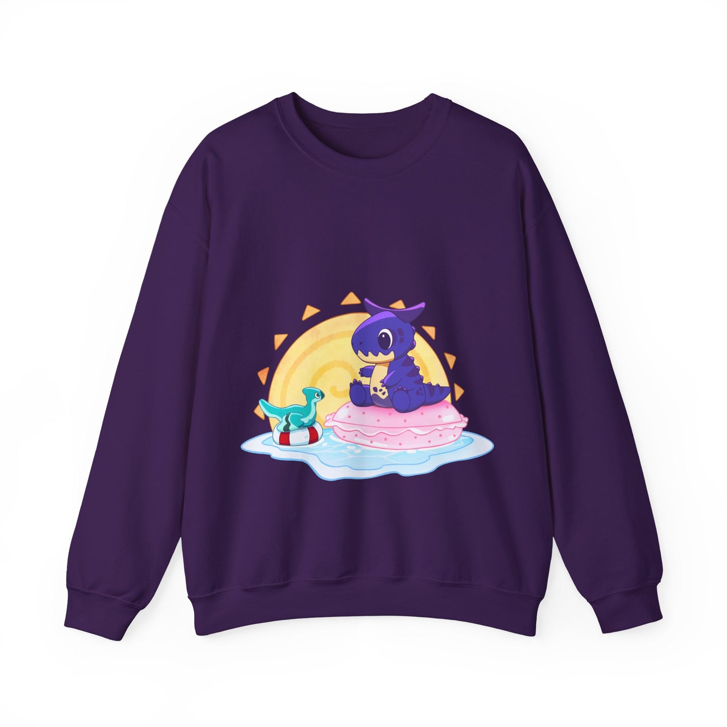Limited Edition Carnotaurus with Archaeopteryx Sidekick Plushie Concept Art - Sweatshirt (UK, USA, EU, CAN EDITION)