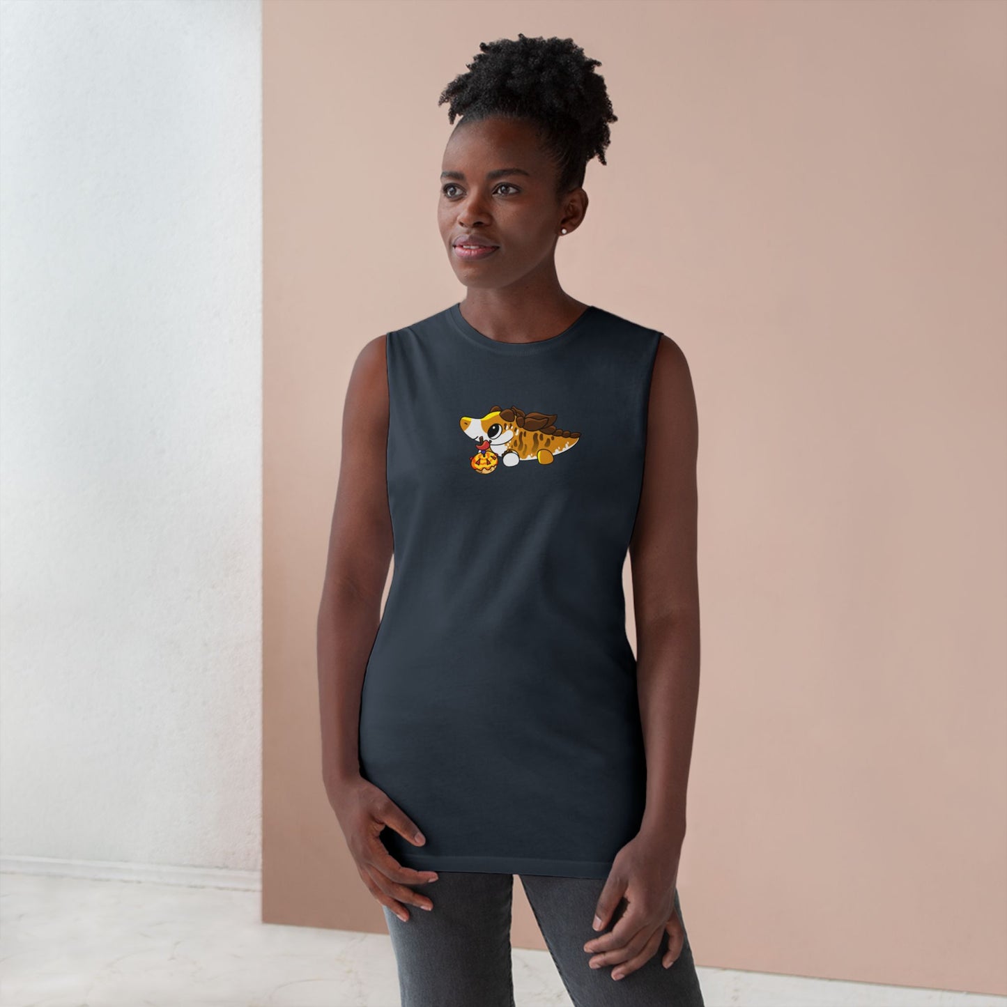 Limited Edition Desmond the Desmatosuchus Plushie Art  - Tank Top