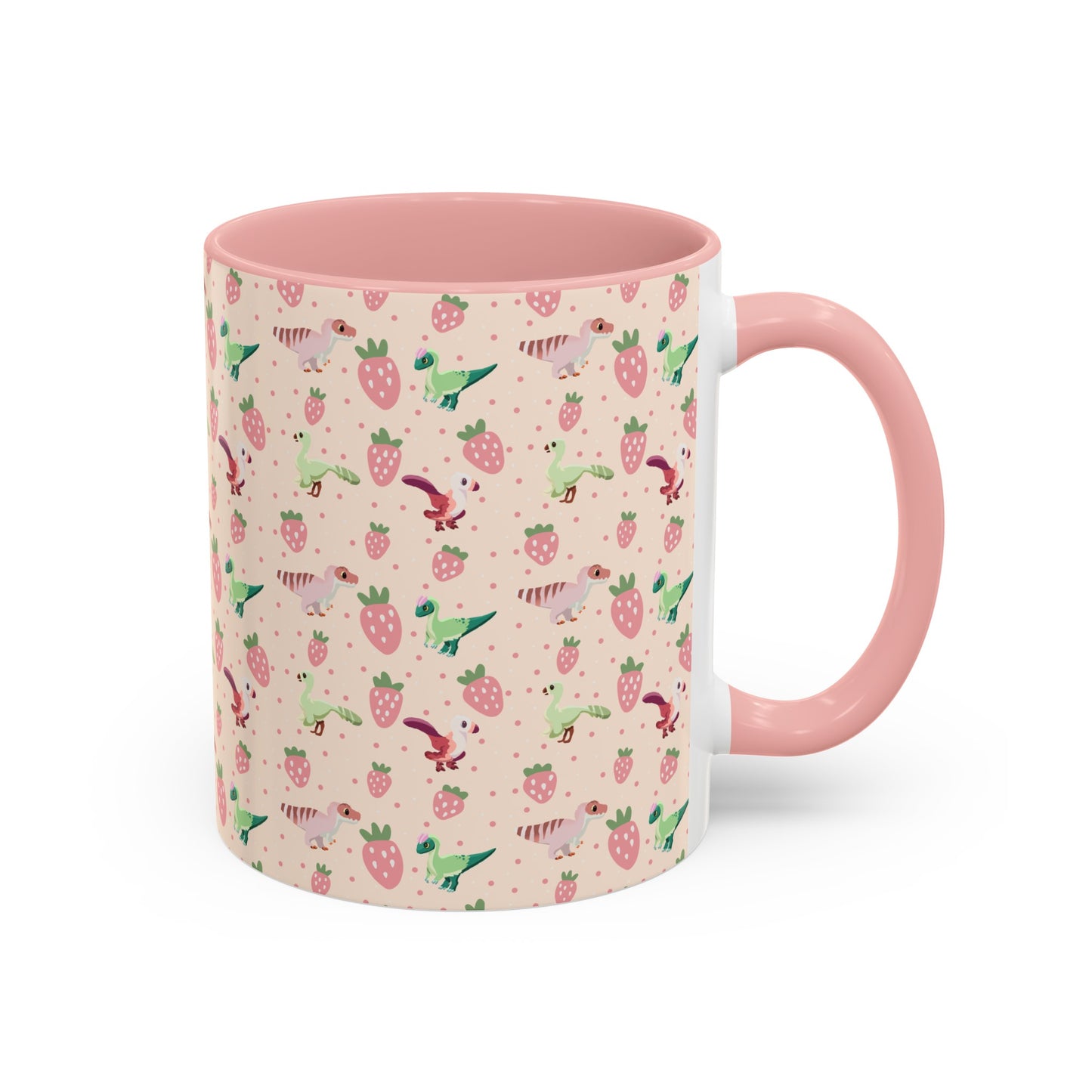 Strawberry Dinos - Mug