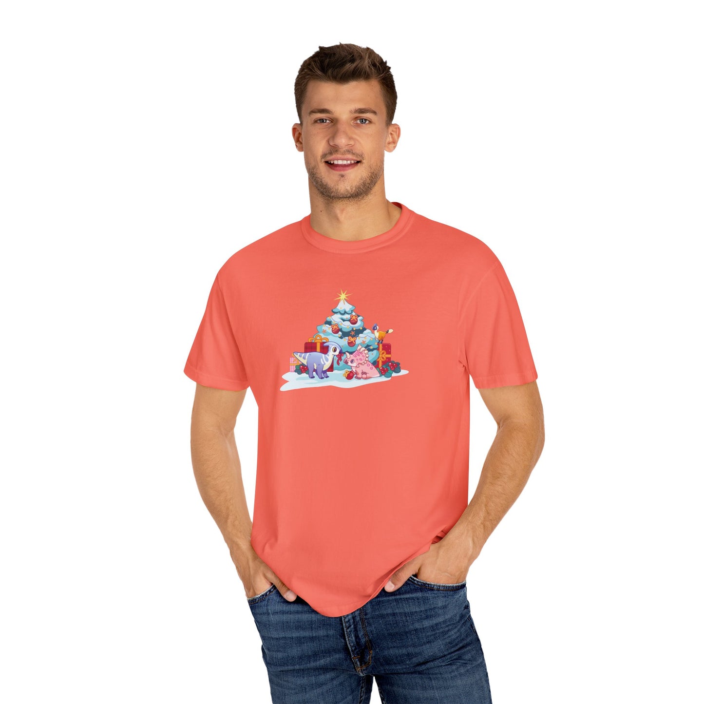 Holiday Dino Tree Decorating T-Shirt