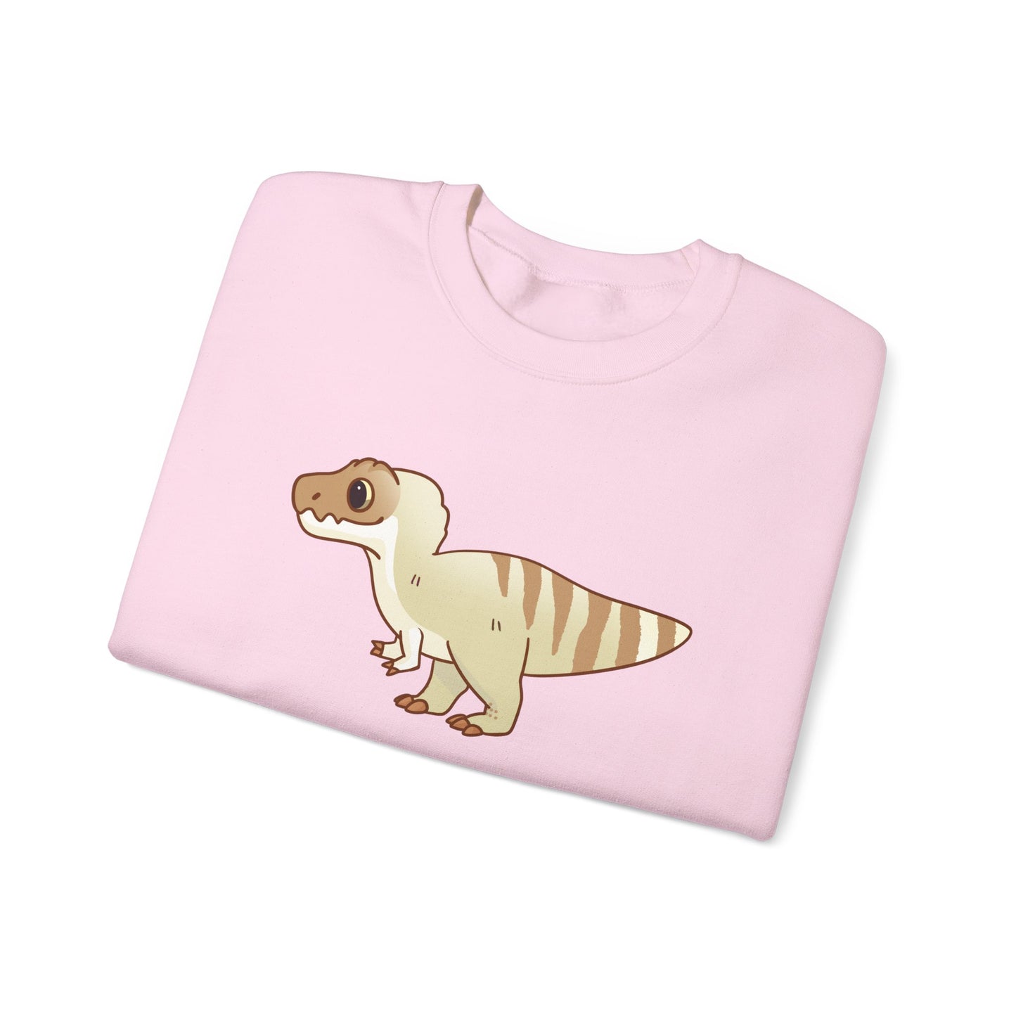 Vanilla Coffee Tyrannosaurus Rex Sweatshirt - Unisex Heavy Blend™ Crewneck Sweatshirt