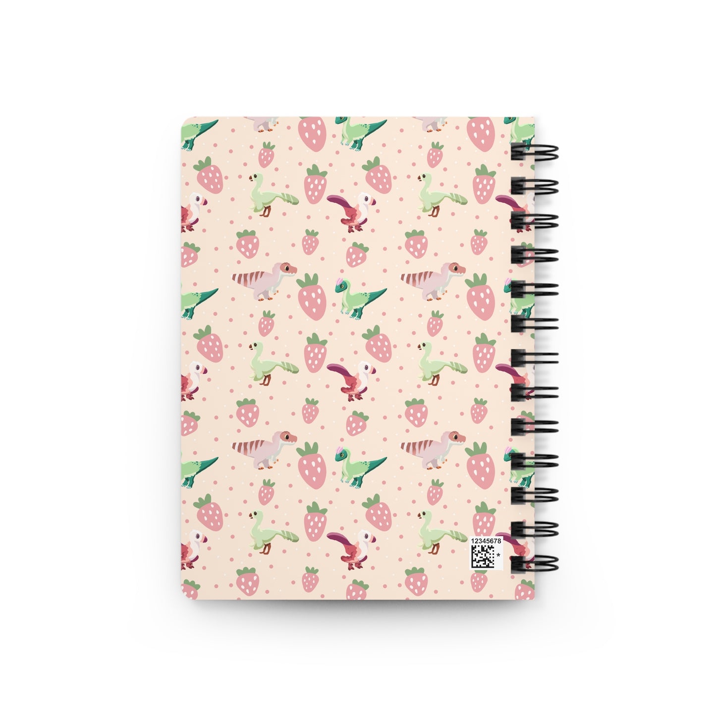 Strawberry Dinos - Spiral Bound Journal