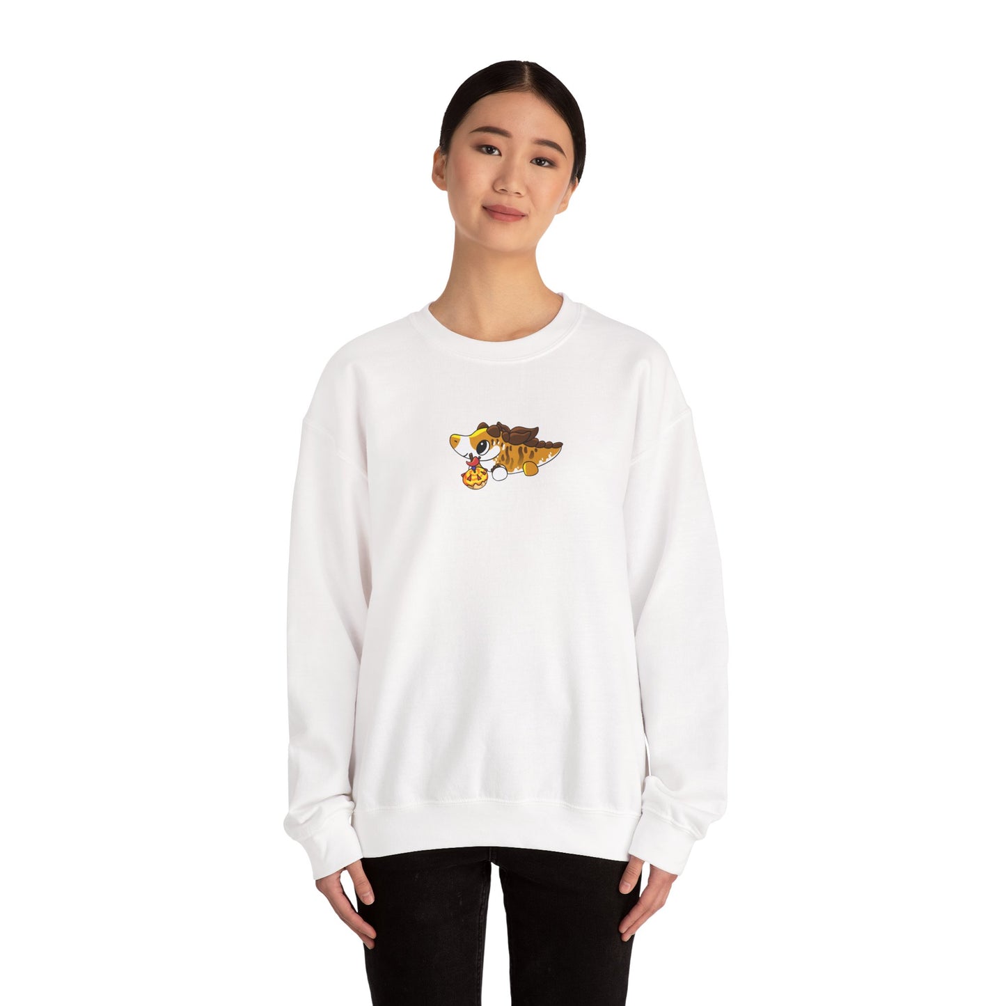 Limited Edition Desmond the Desmatosuchus Plushie Art - Unisex Heavy Blend™ Crewneck Sweatshirt