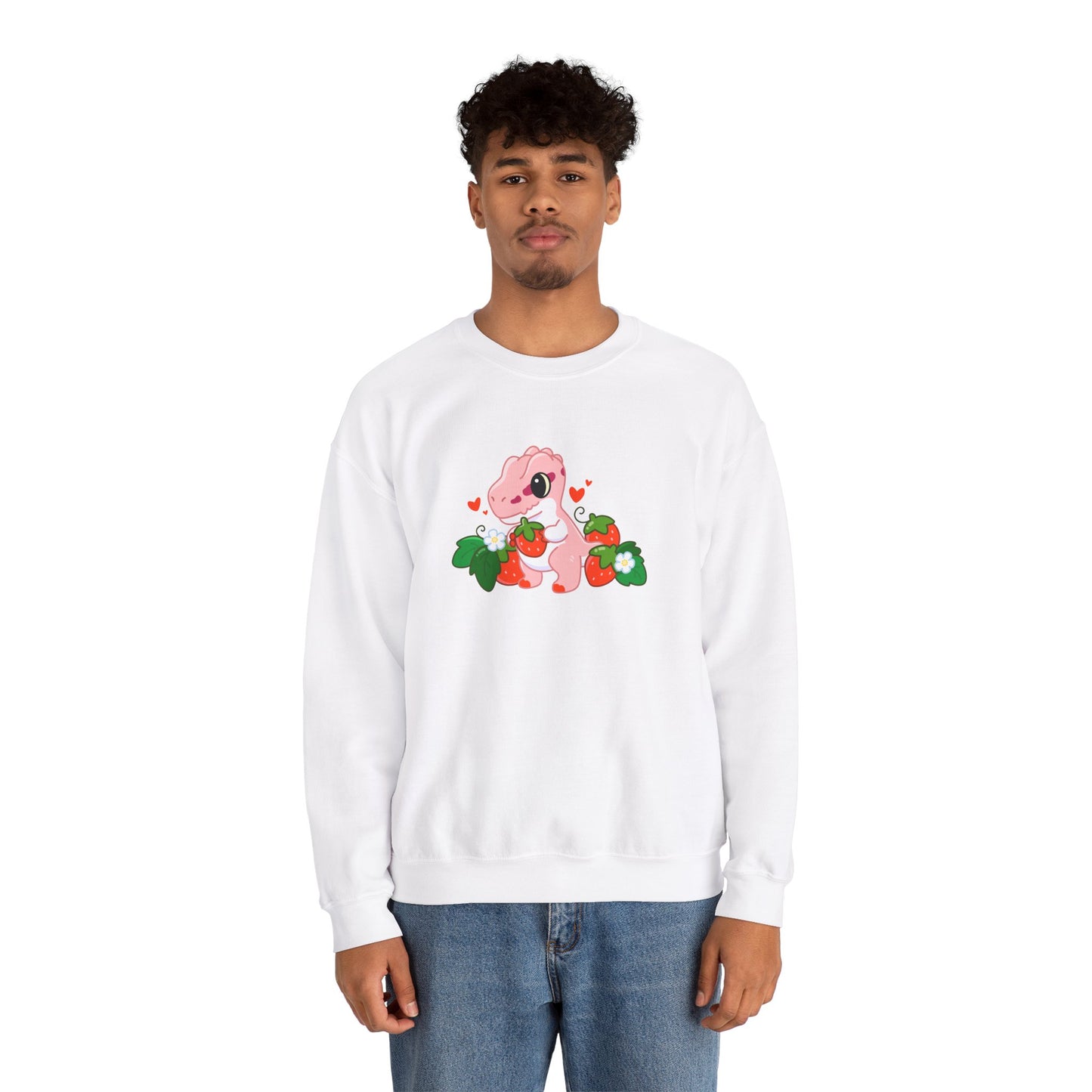 Limited Edition Strawberry Milkshake Tyrannosaurus Rex Plushie Concept Art - Sweatshirt (Australian Edition)