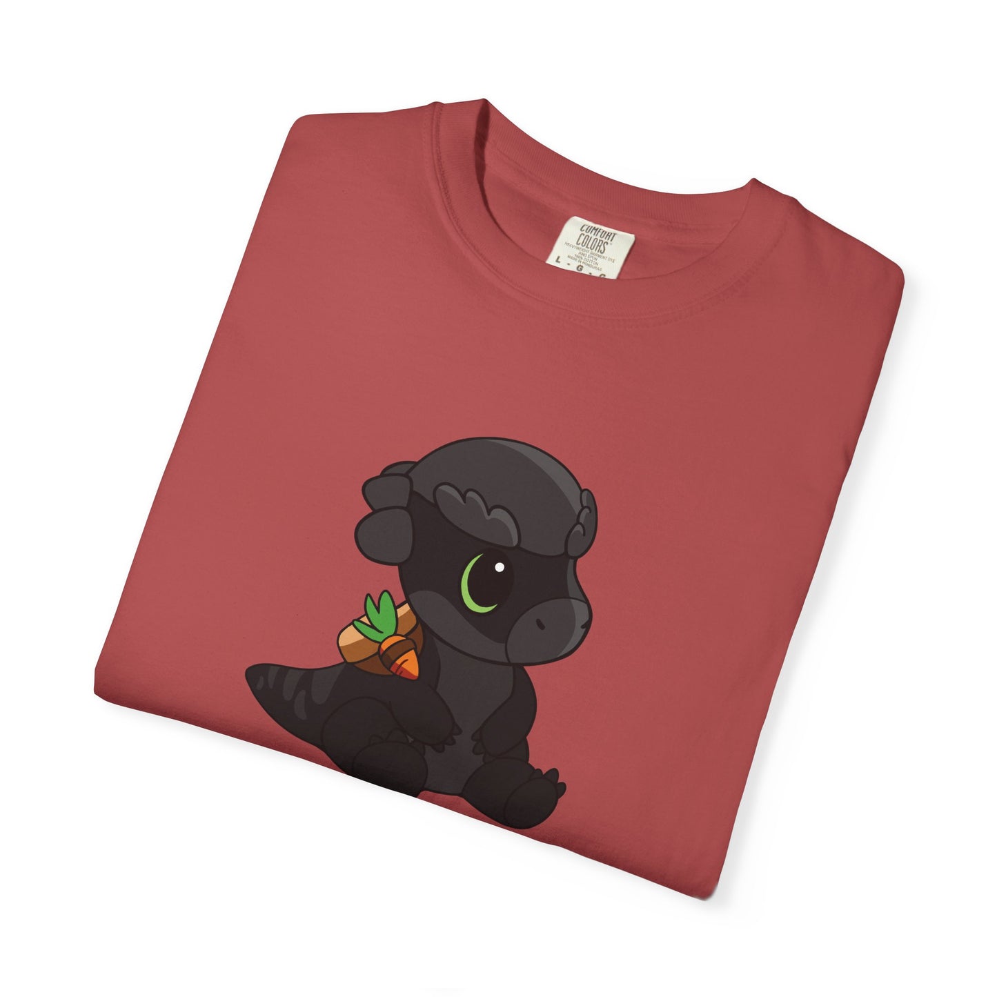 Limited Edition Bonk the Melanistic Pachycephalosaurus Plushie Art - T-Shirt
